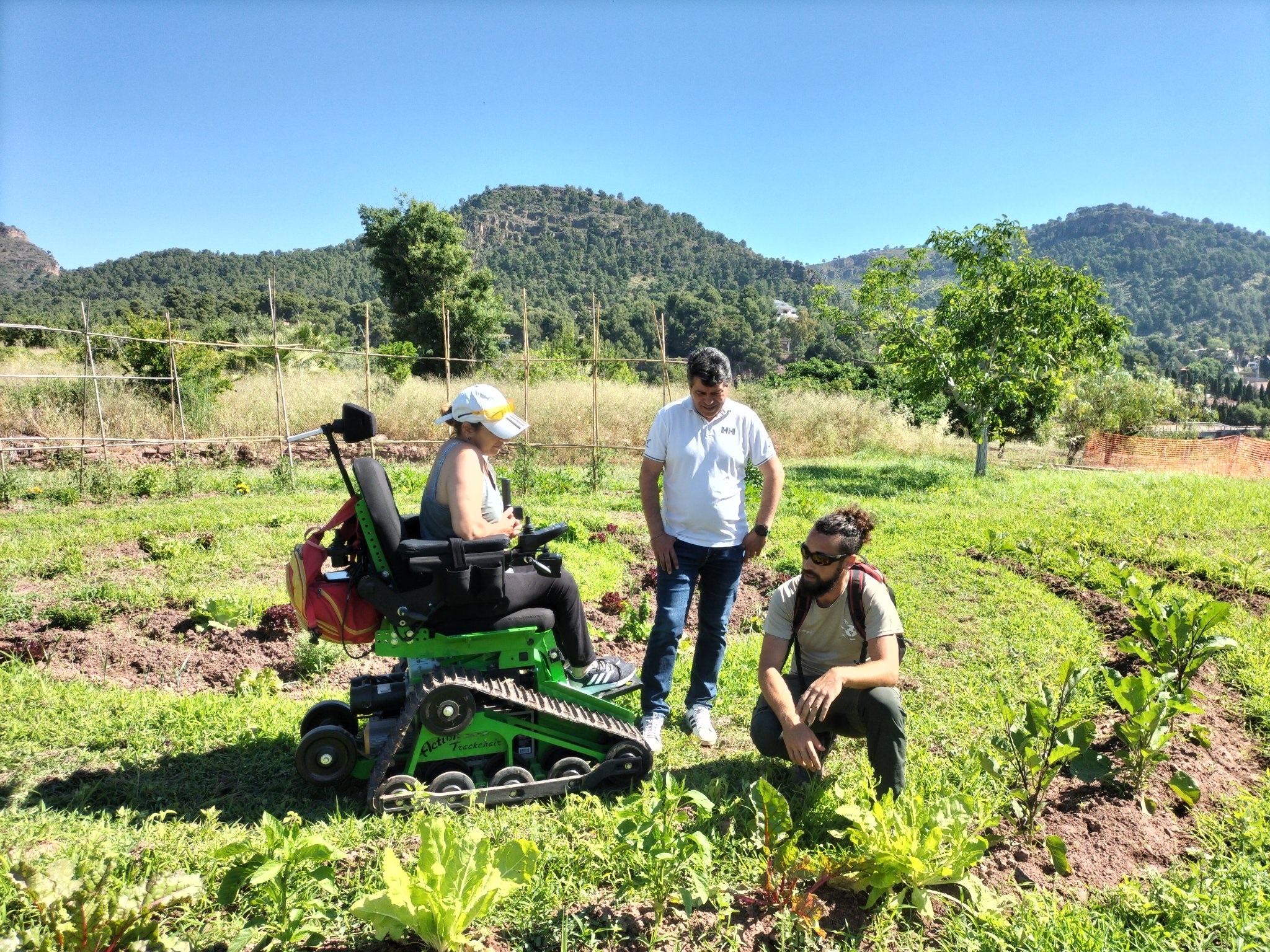 Visita Huerto Mandala Accesible Olocau 1