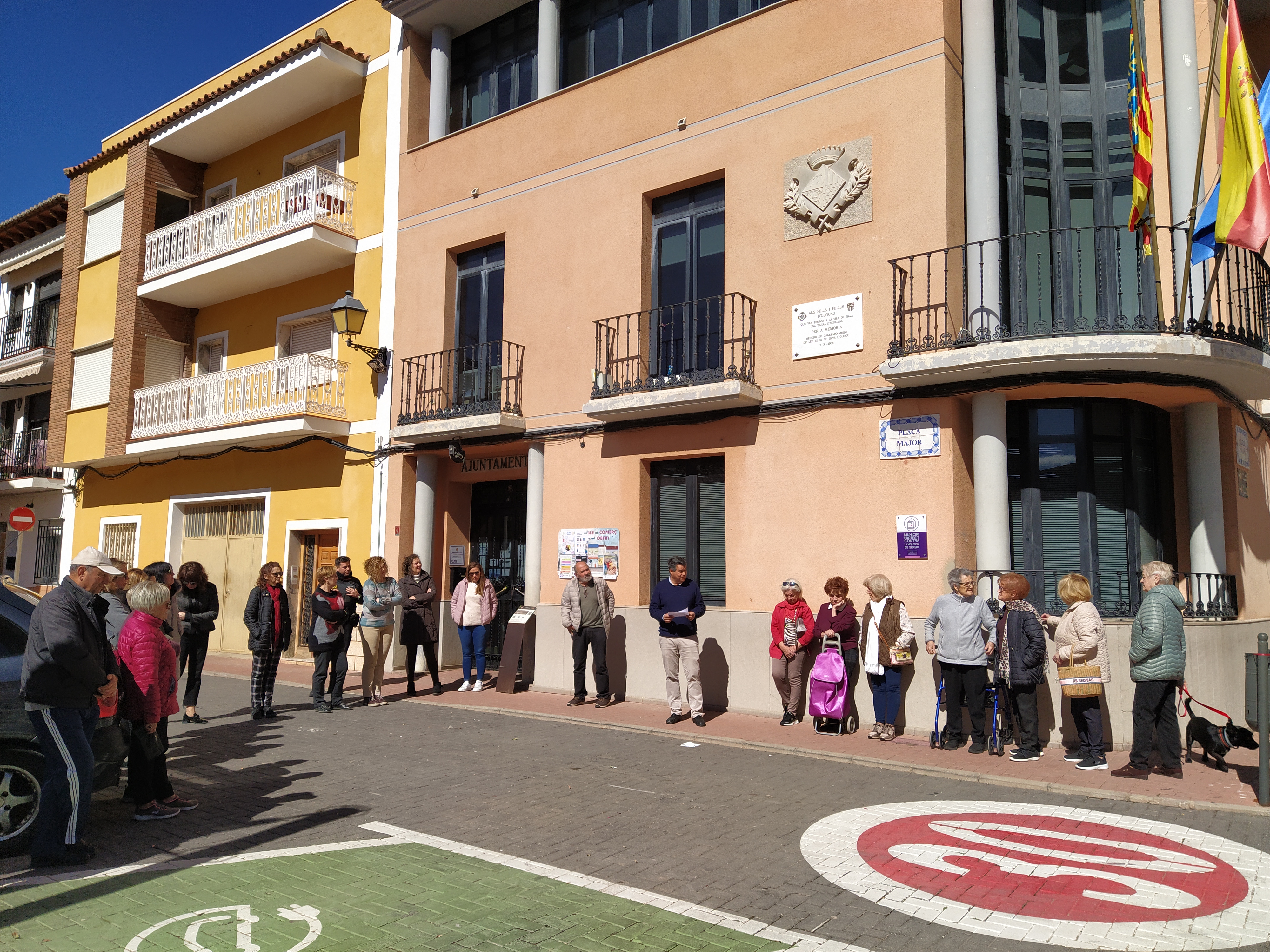 Minuto de silencio 20 a&ntilde;os 11M Olocau - 2