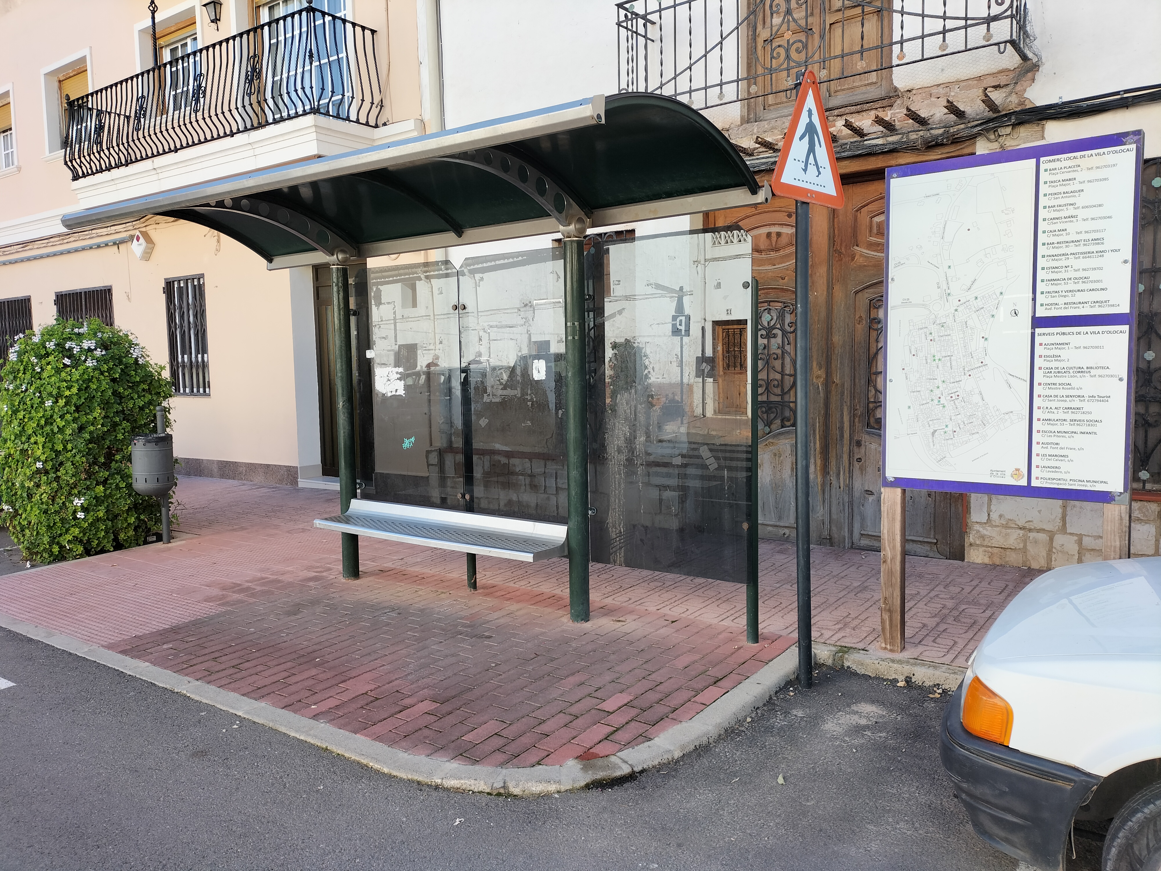 Parada autob&uacute;s Olocau