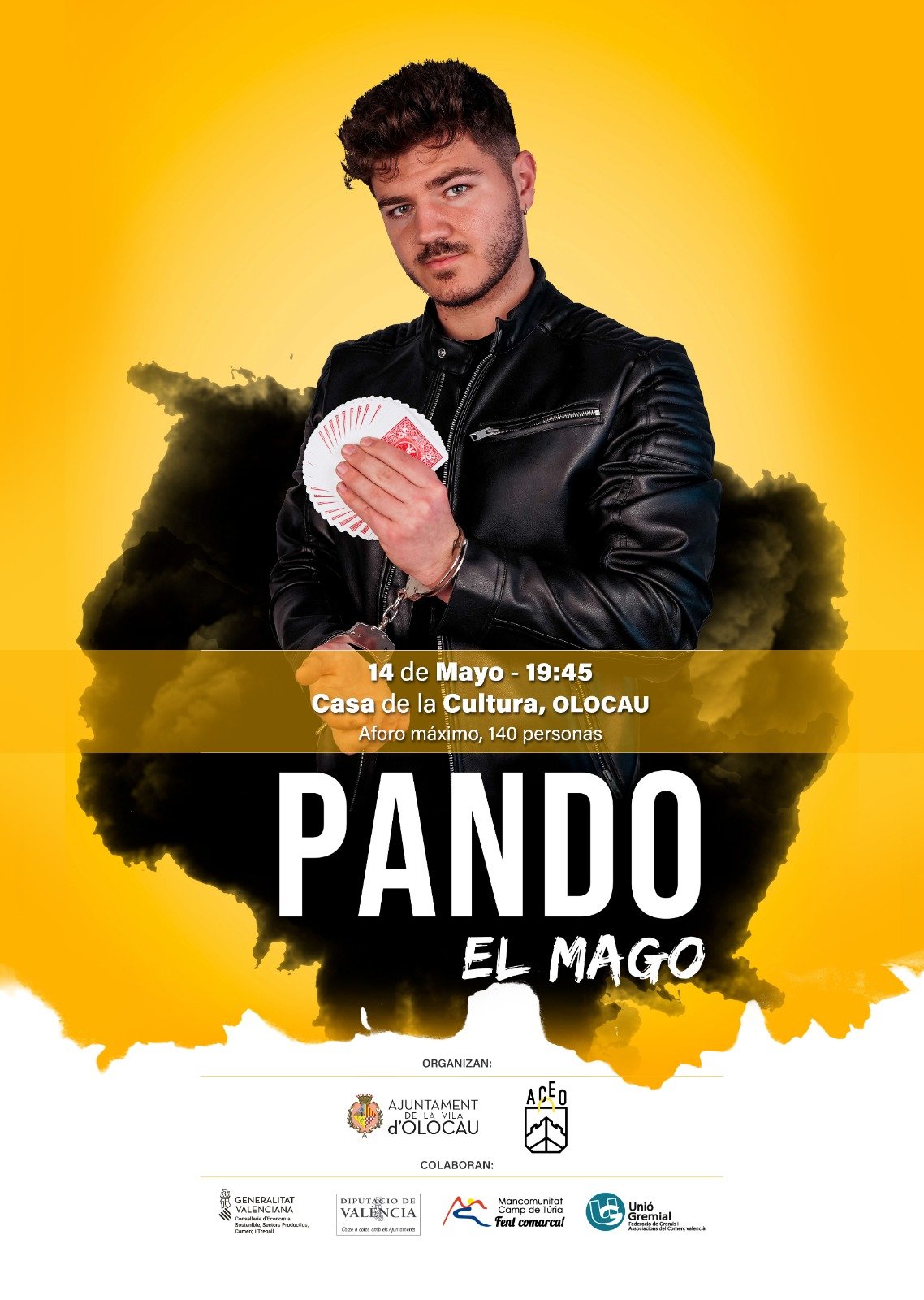 Cartel Pando El Mago Olocau