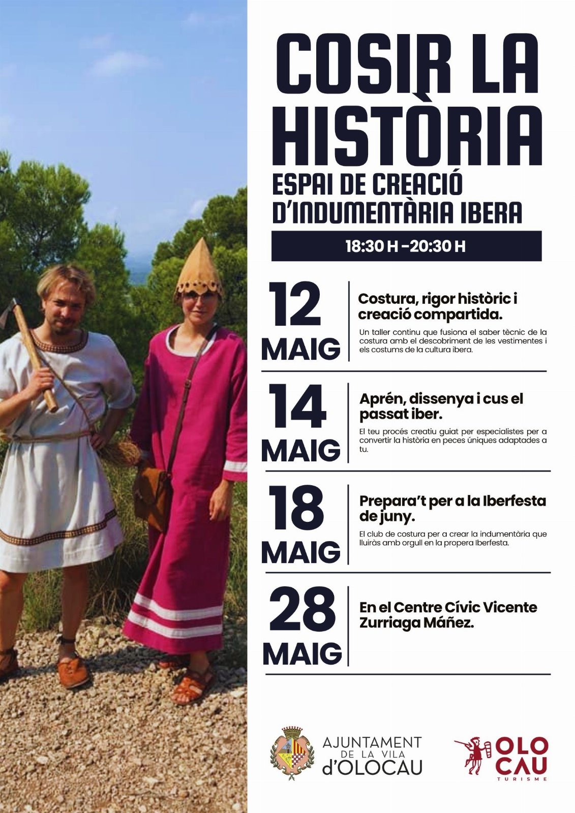 Club de costura histórica ‘Coser la Historia: Espacio de creación de indumentaria íbera’ Olocau
