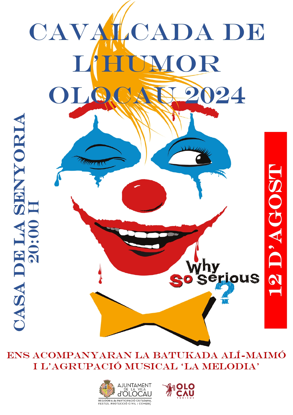 Cartel Cabalgata del humor Olocau