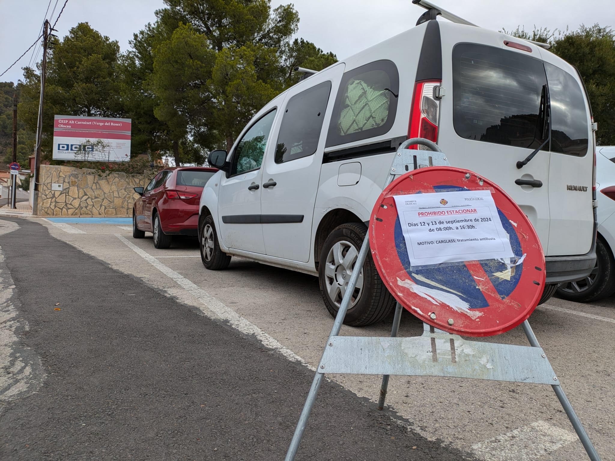 Foto prohibici&oacute;n estacionar