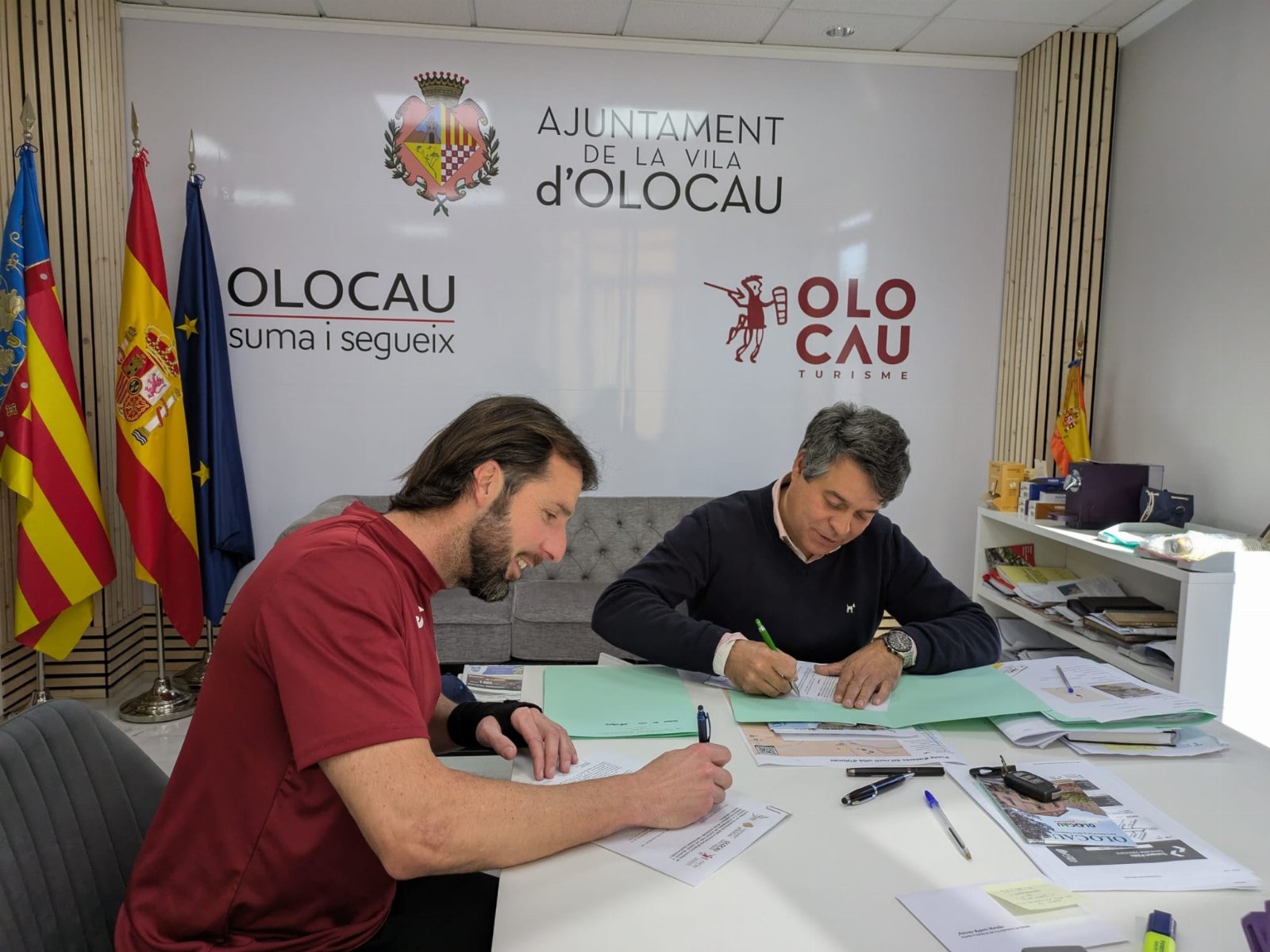 Signatura convenis associacions març 2026 Olocau 3