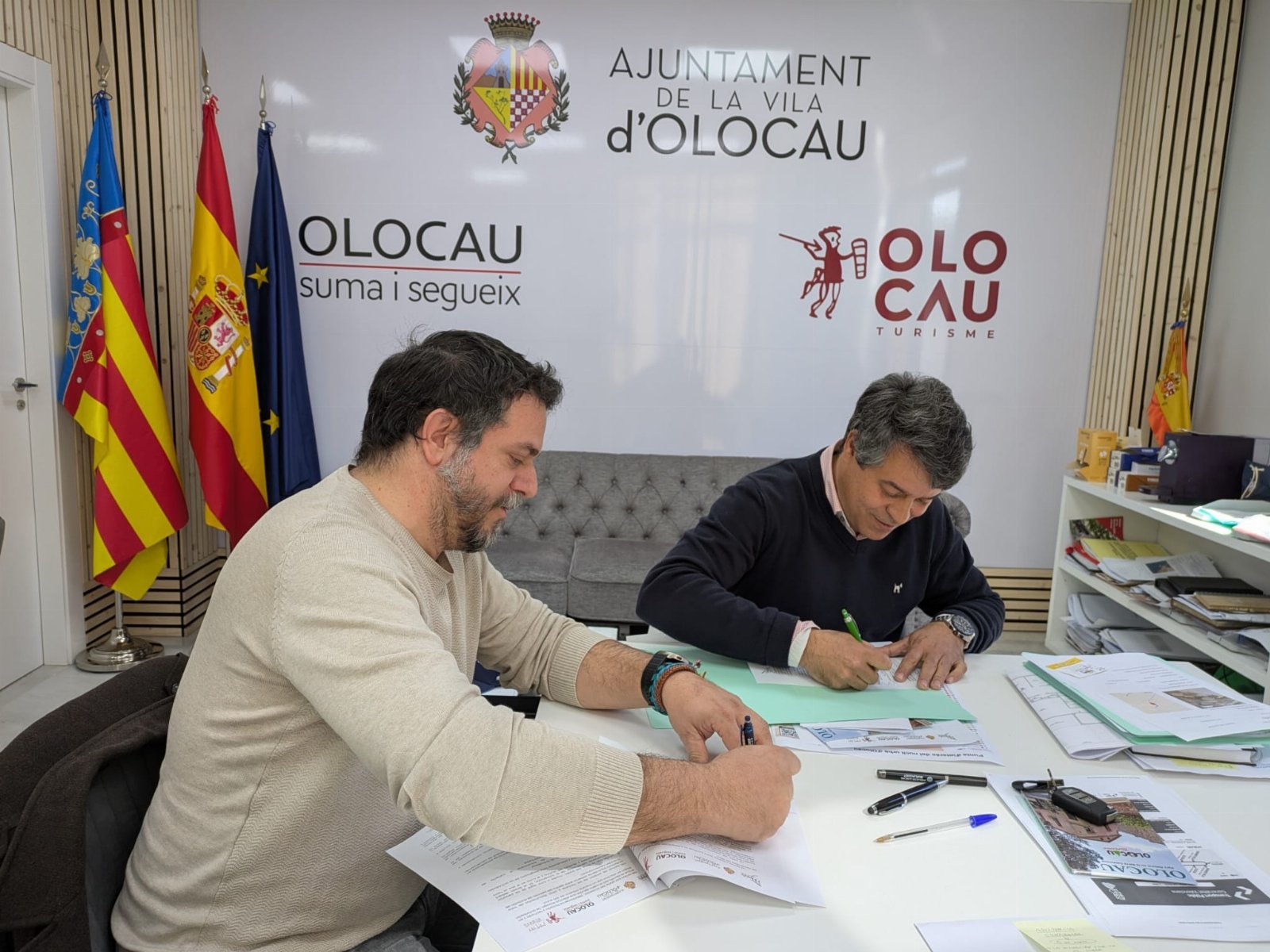 Signatura convenis associacions març 2026 Olocau 1