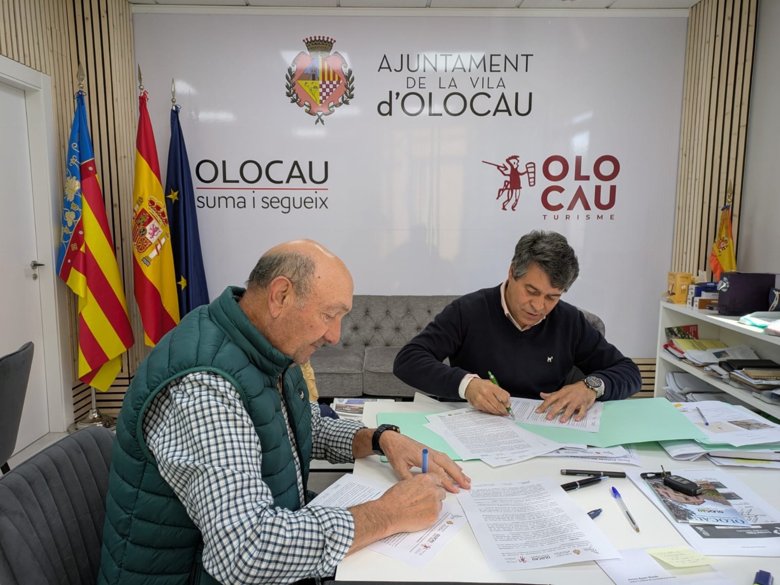 Signatura convenis associacions març 2026 Olocau 2
