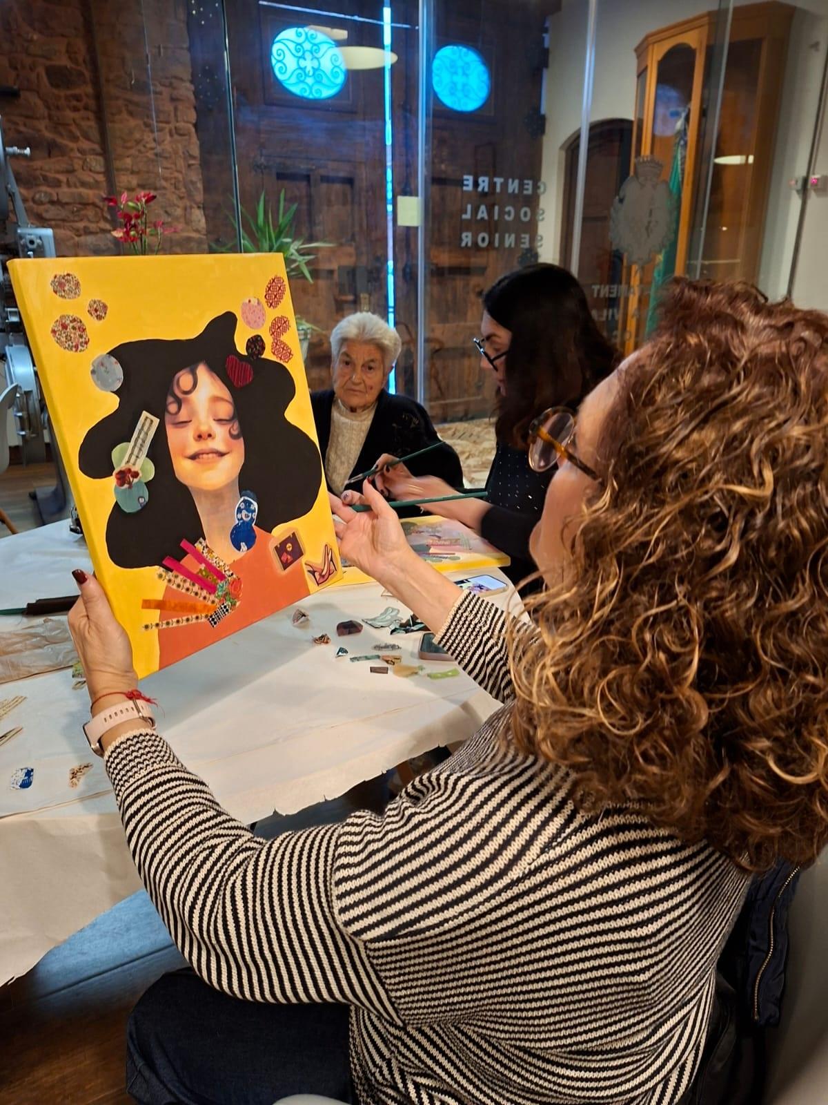 Taller artístico de manualidades por el 8M Olocau 2