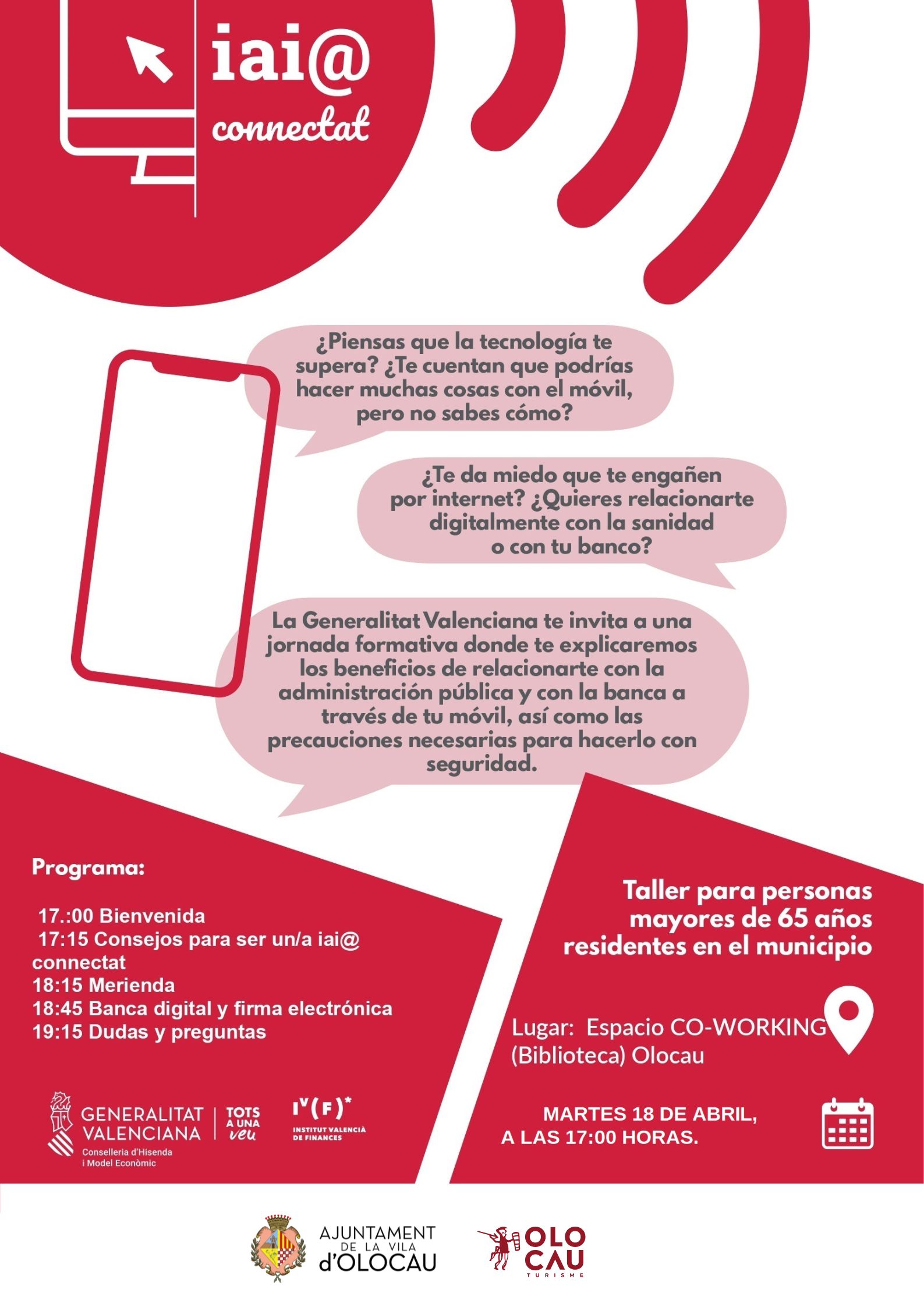 Jornada formativa &lsquo;iai@ connectat&rsquo; Olocau