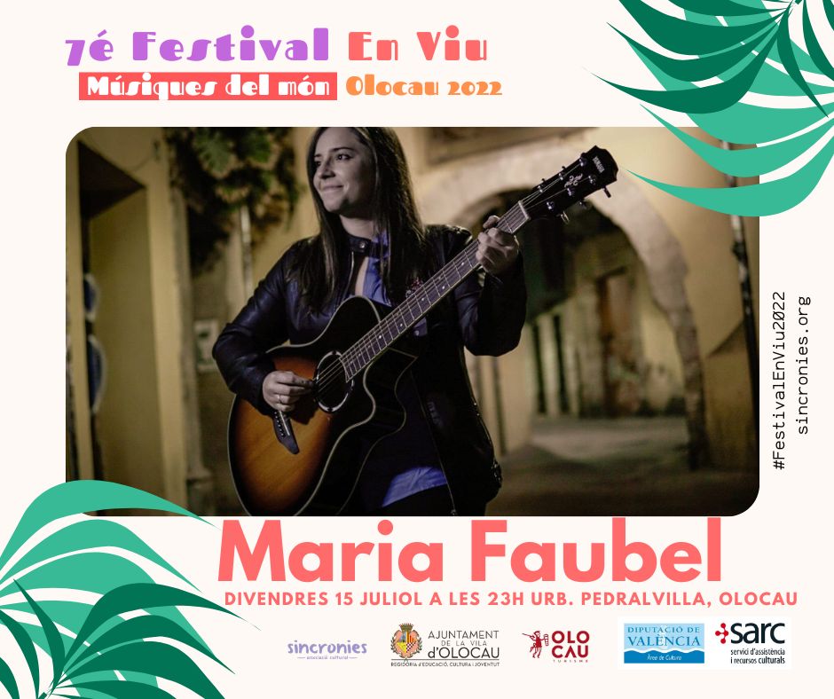 Cartel concierto Maria Faubel Olocau