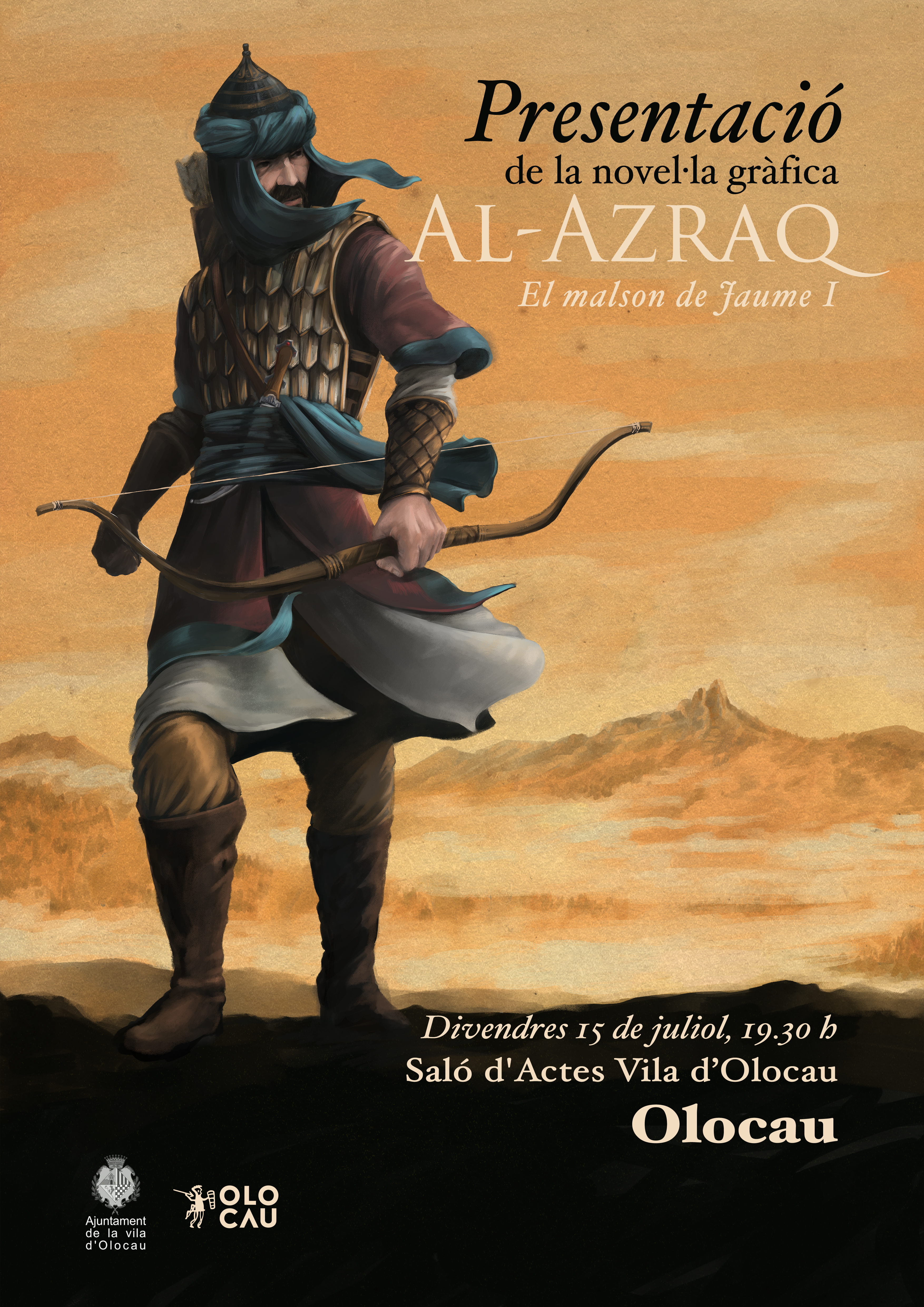 Cartel presentaci&oacute;n Al-Azraq Olocau