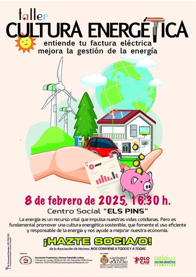 Taller de cultura energ&eacute;tica Pedralvilla Olocau
