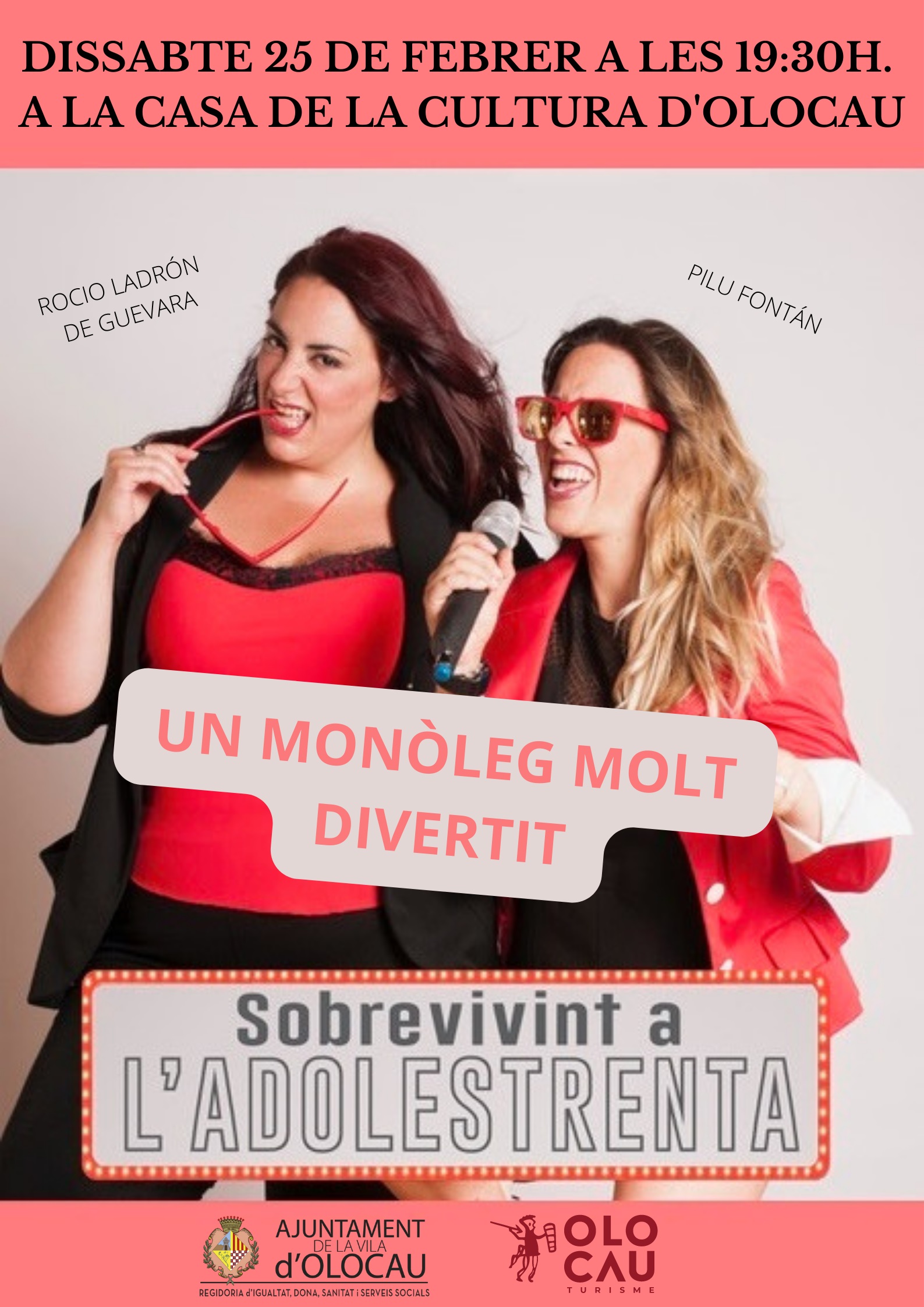 Cartel mon&oacute;logo 25 de febrero Olocau