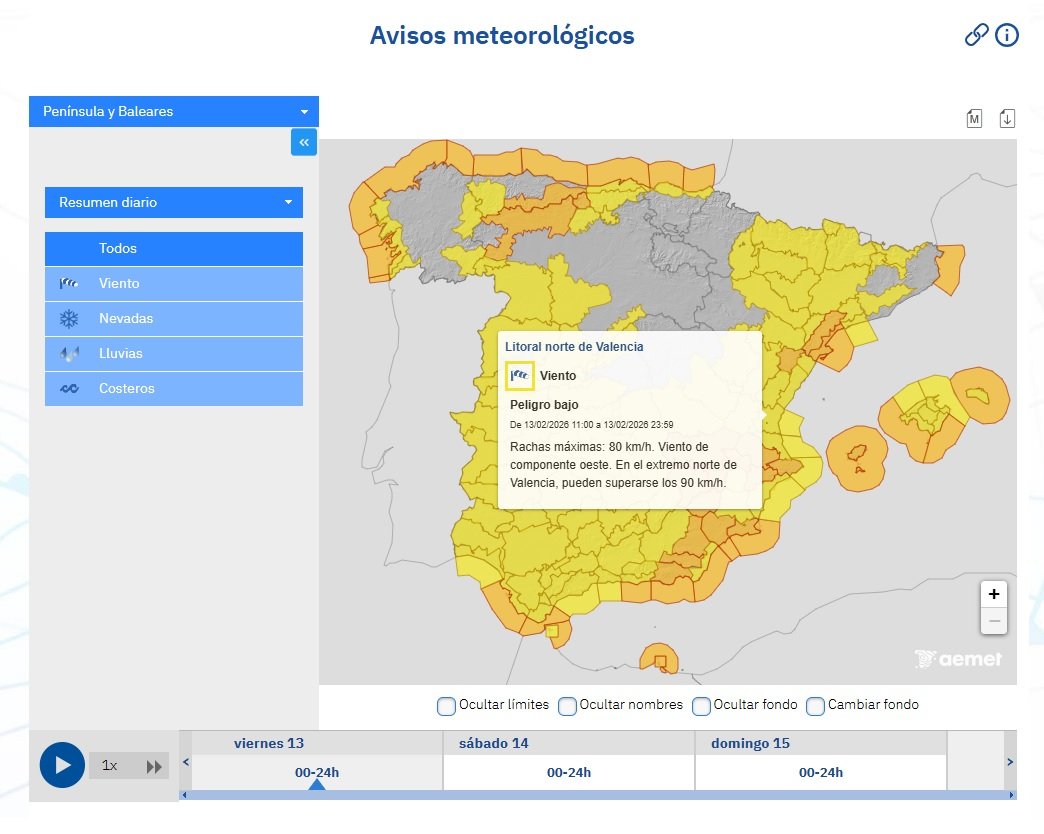 AEMET 13 febrer