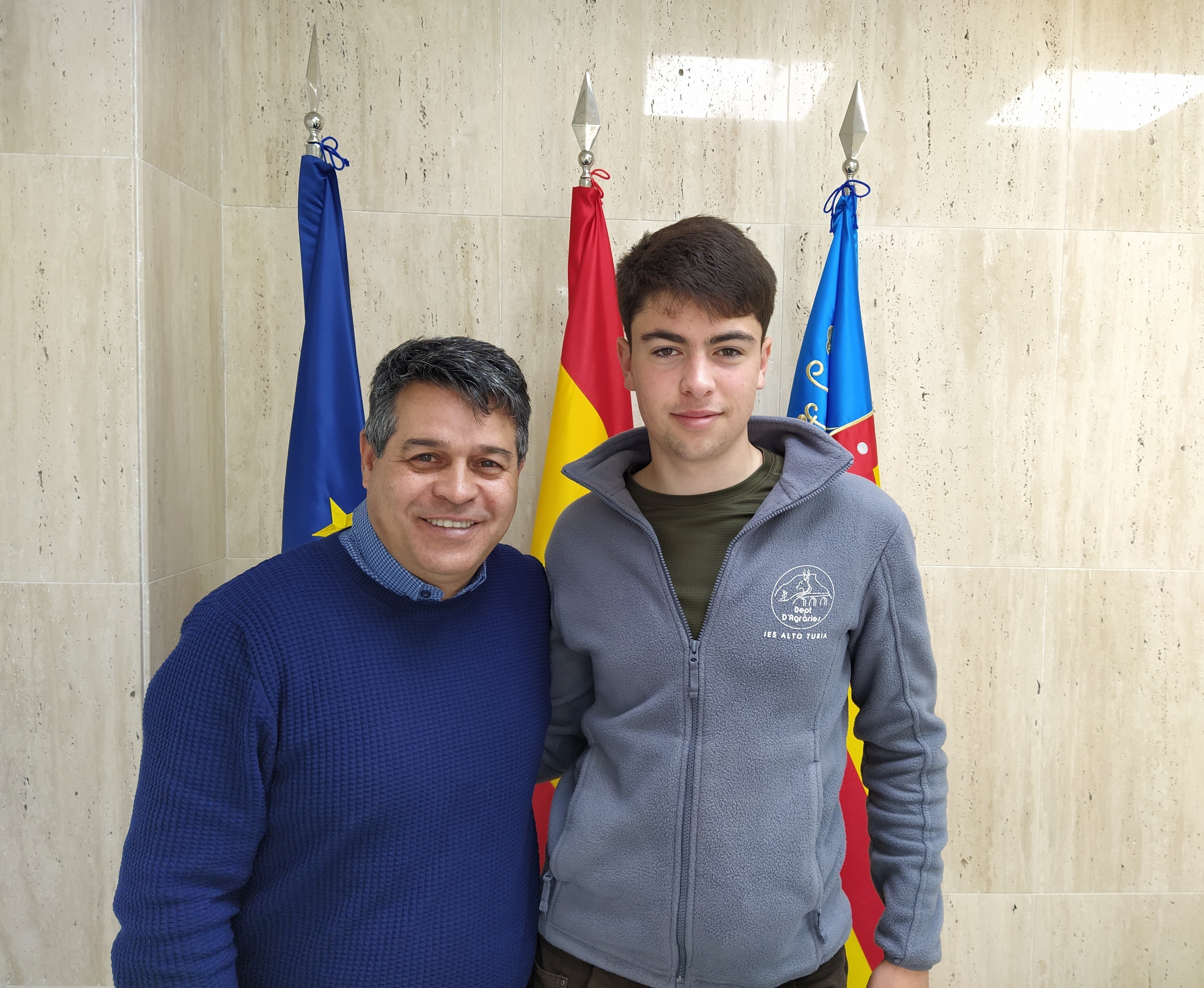 Foto incorporaci&oacute;n alumno pr&aacute;cticas marzo 2024 Olocau