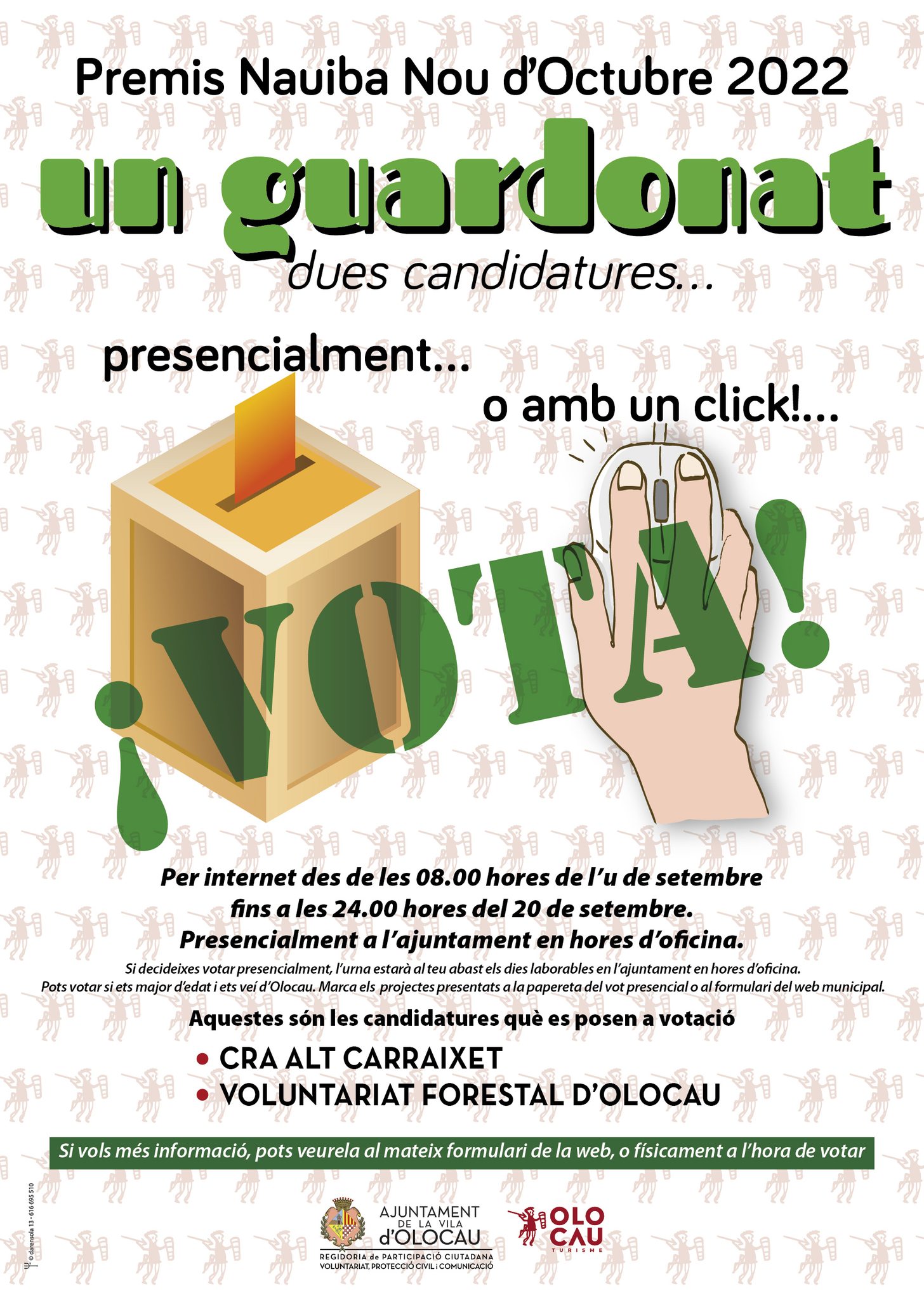 Cartel Premios Nauiba 2022 Olocau