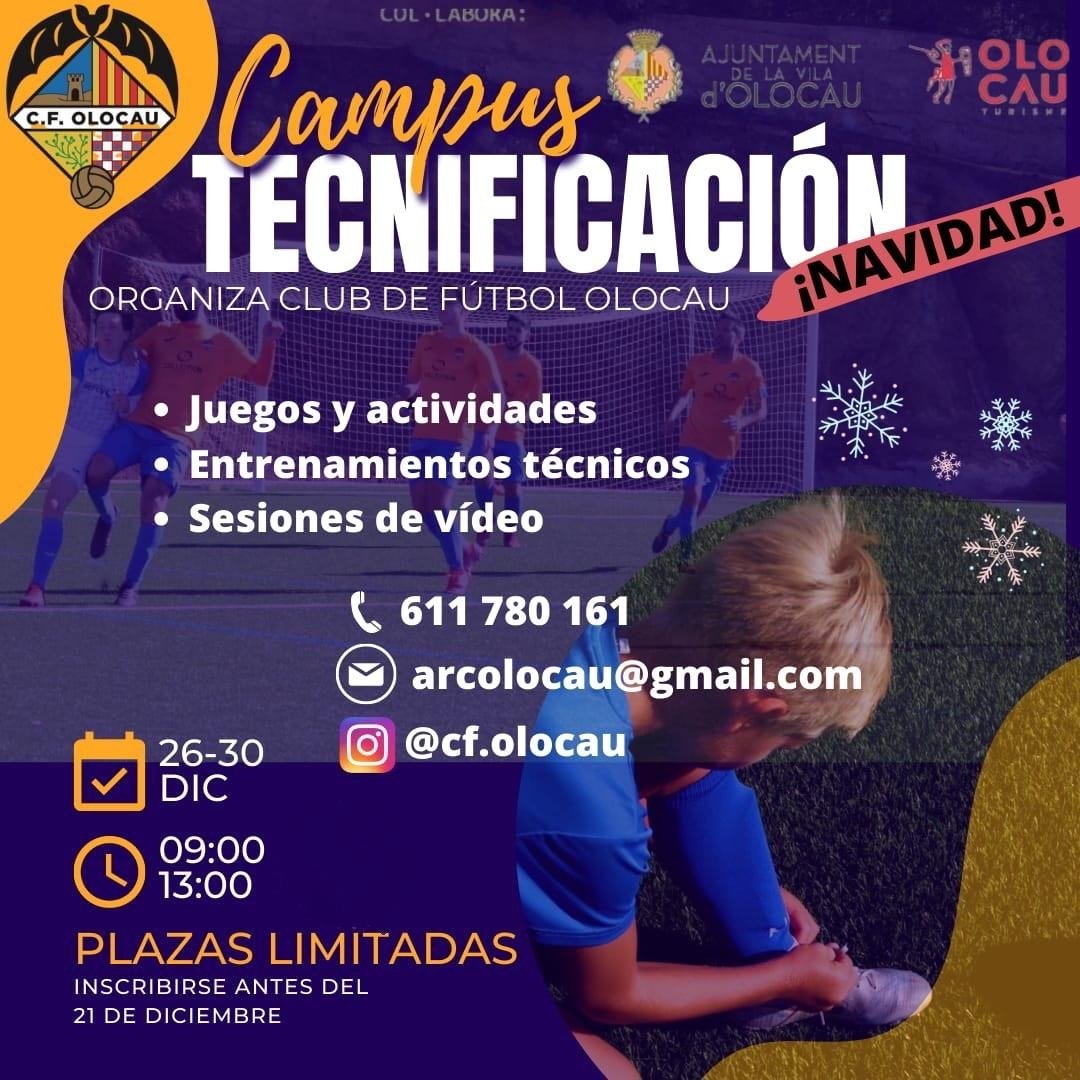Cartel Campus de Tecnificaci&oacute;n Olocau