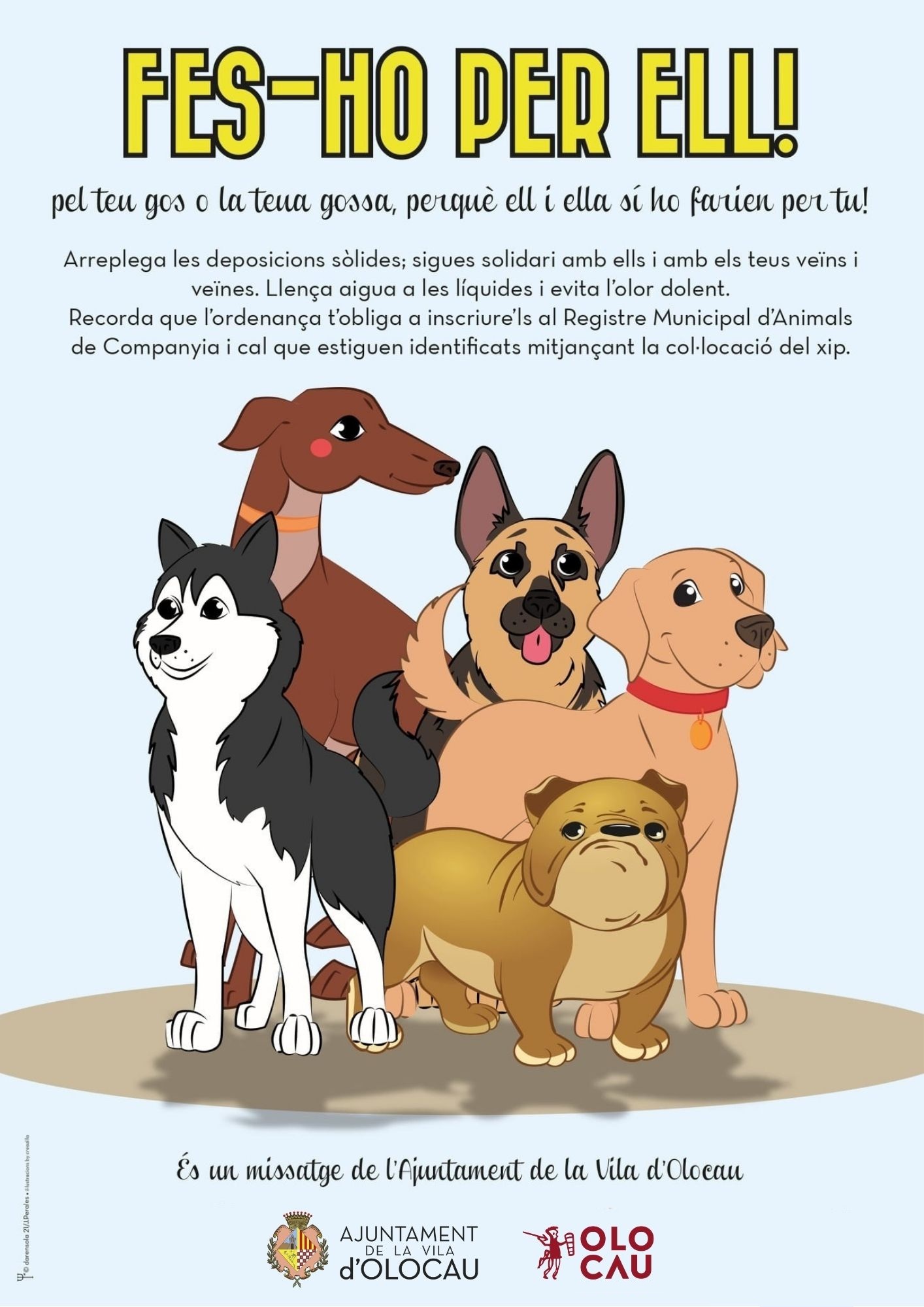 Campa&ntilde;a de concienciaci&oacute;n para propietarios y propietarias de perros Olocau