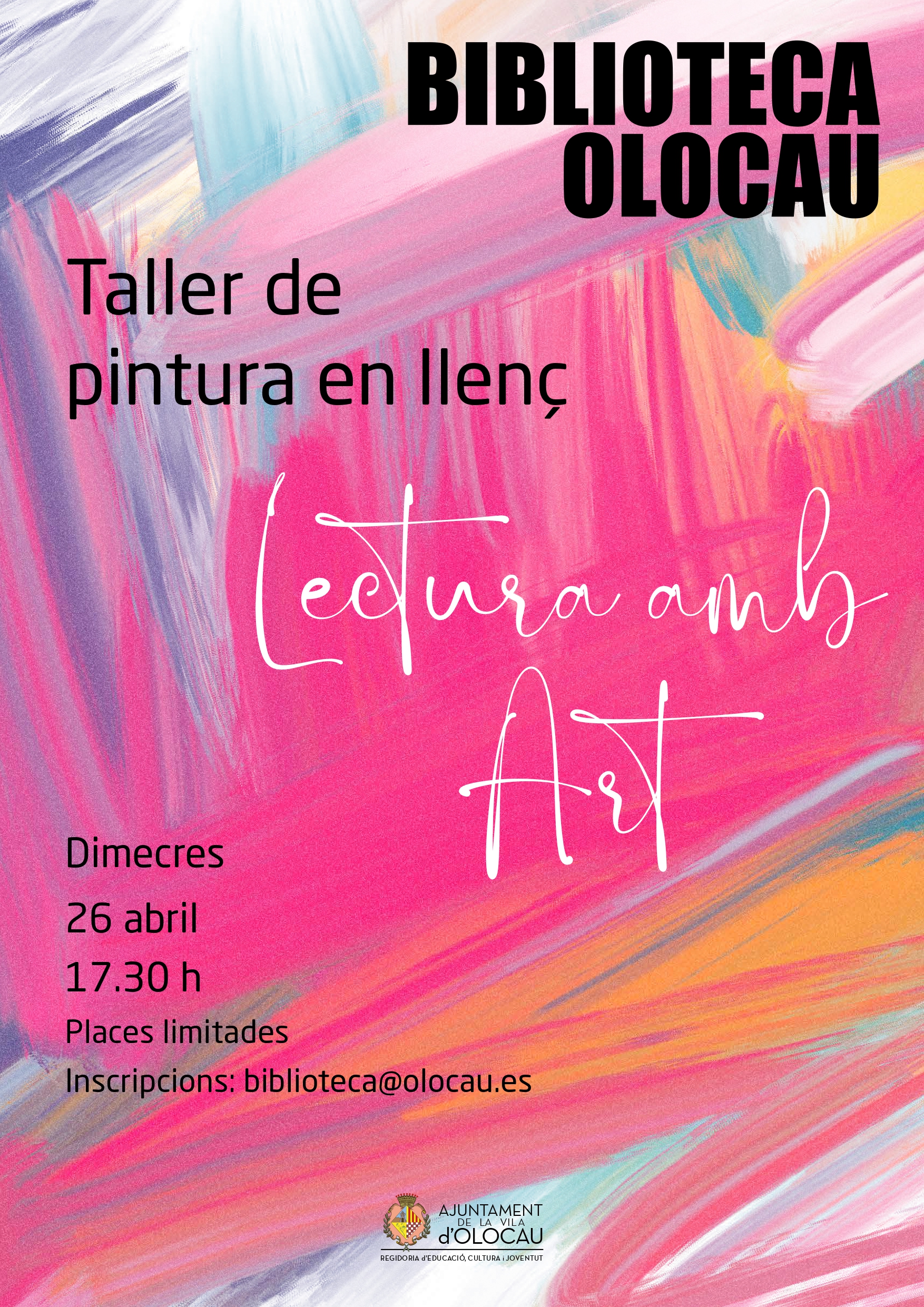 Taller de pintura en lienzo Olocau