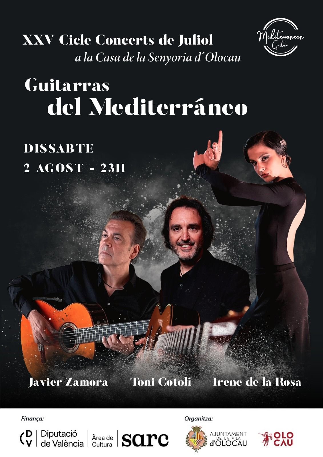 Concierto Guitarras del Mediterr&aacute;neo con Irene de la Rosa Olocau