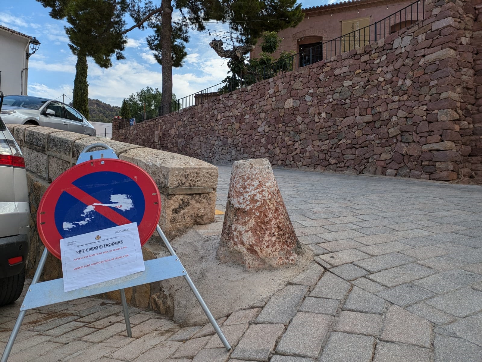 Prohibici&oacute;n estacionar 2 Olocau