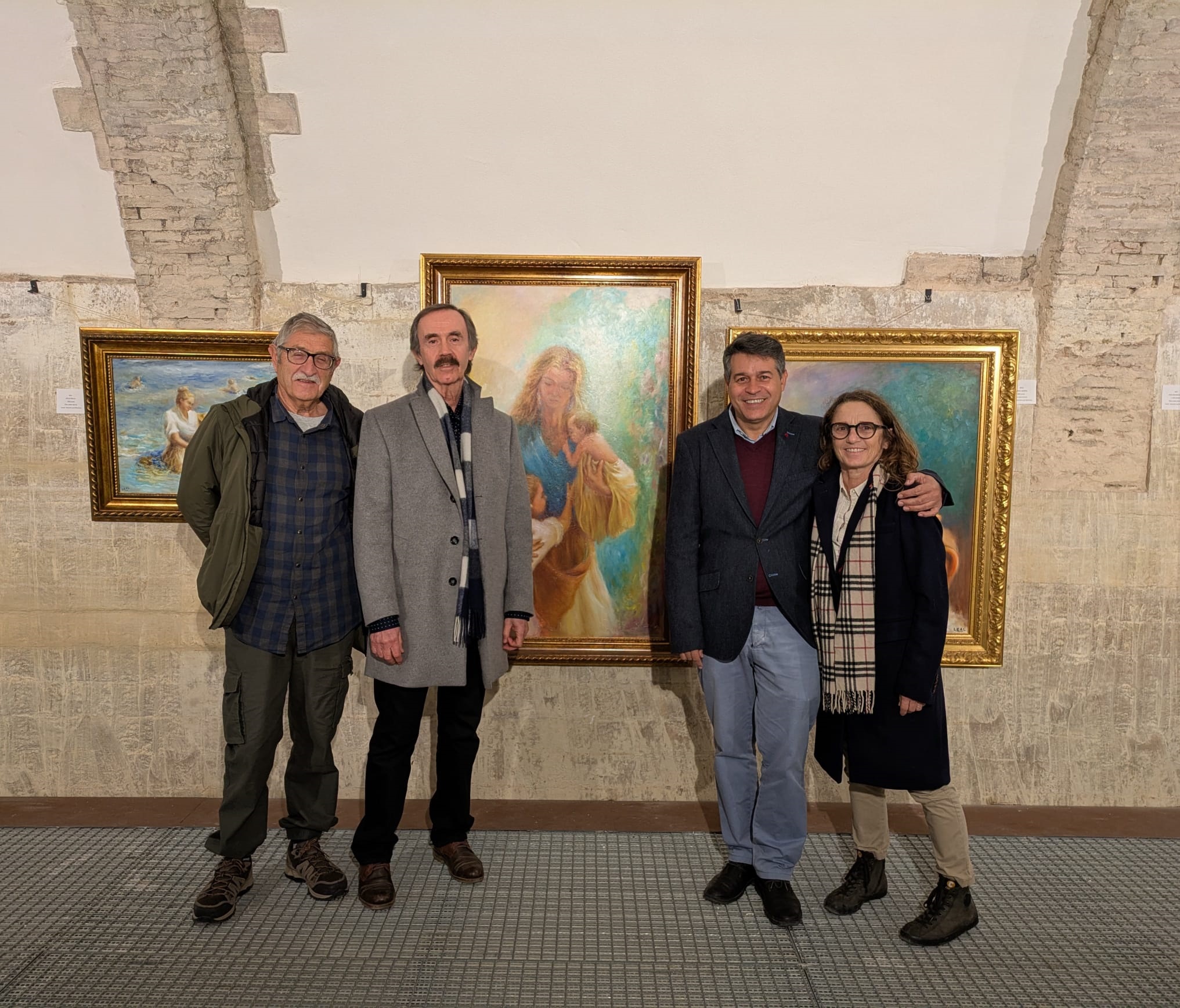 Inauguraci&oacute;n exposici&oacute;n Vicente Leal Olocau 1