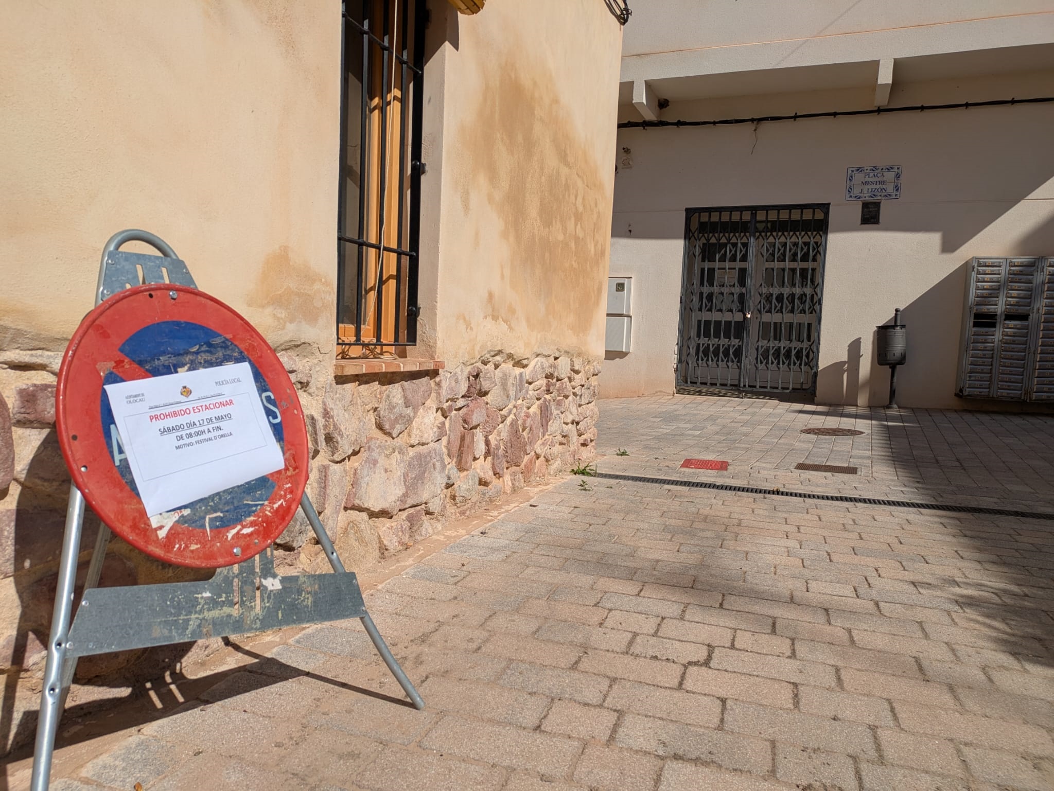 Foto prohibici&oacute;n estacionar