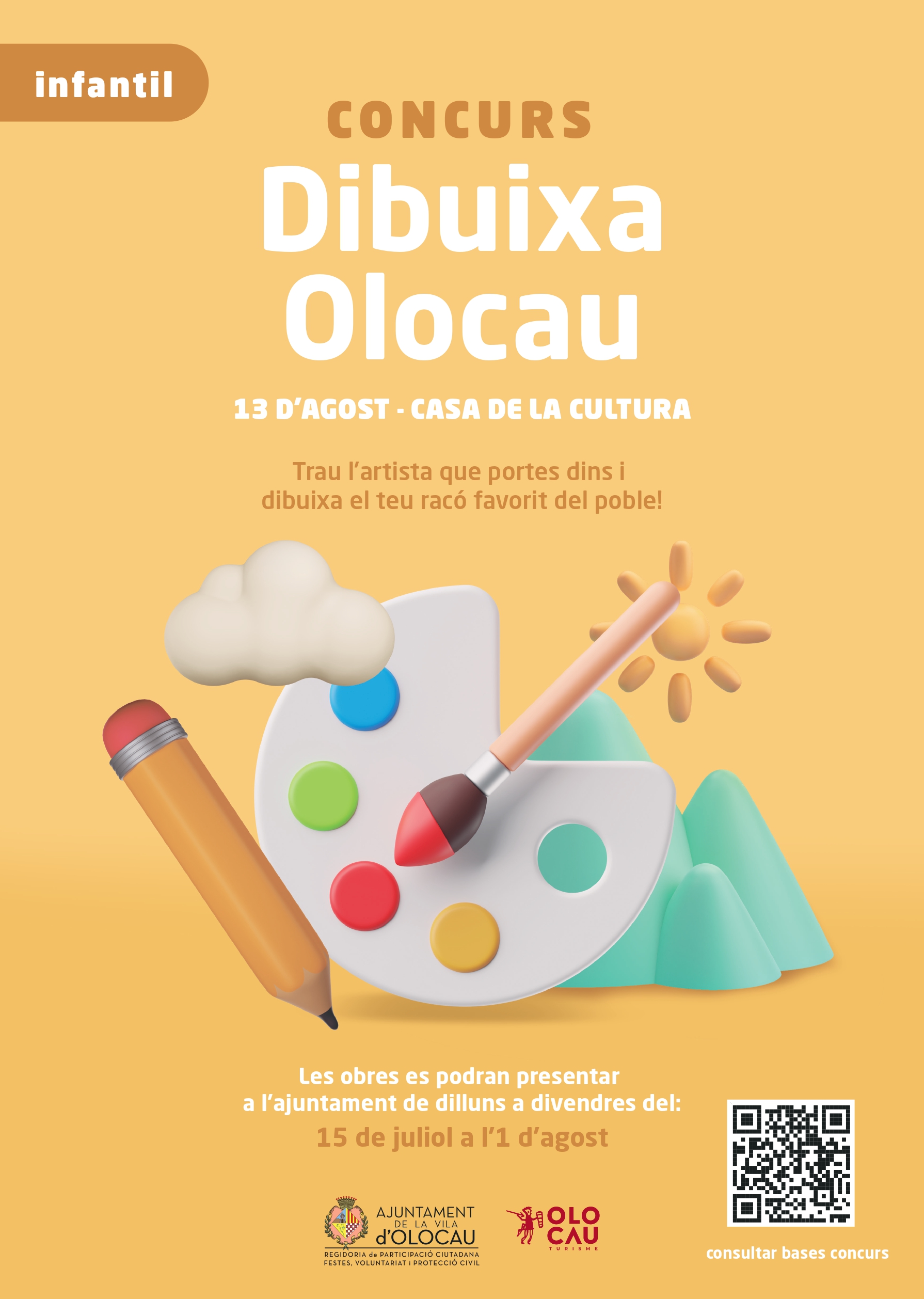 Cartel concurso Dibuixa Olocau