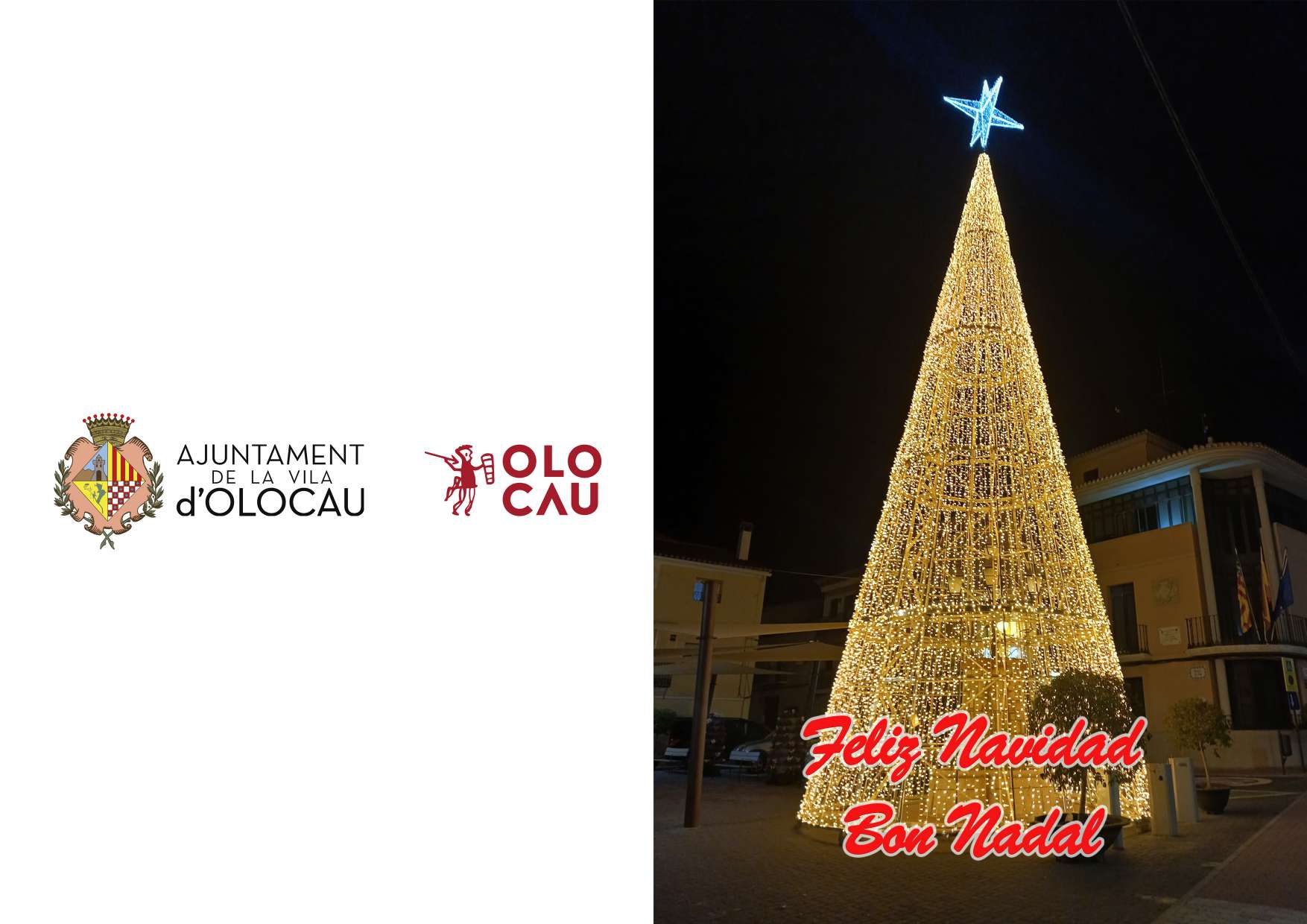 Felicitaci&oacute;n navide&ntilde;a Ayuntamiento Olocau 1