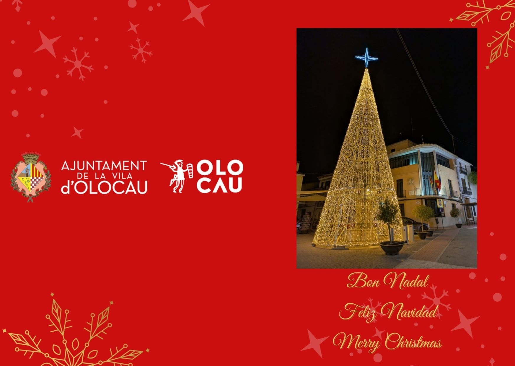 Felicitaci&oacute;n Navidad Ayuntamiento Olocau 1