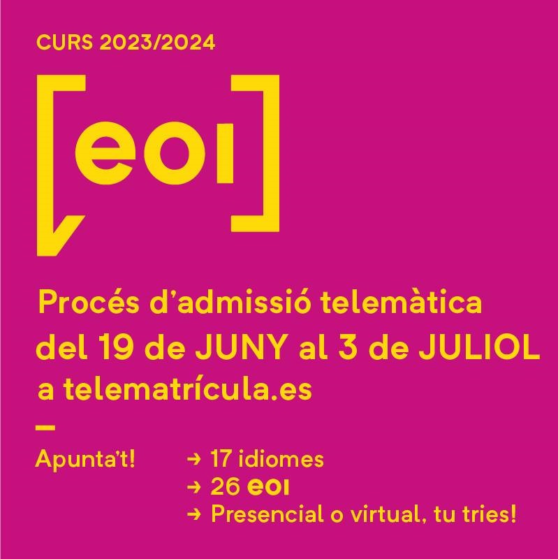 Admisión EOI