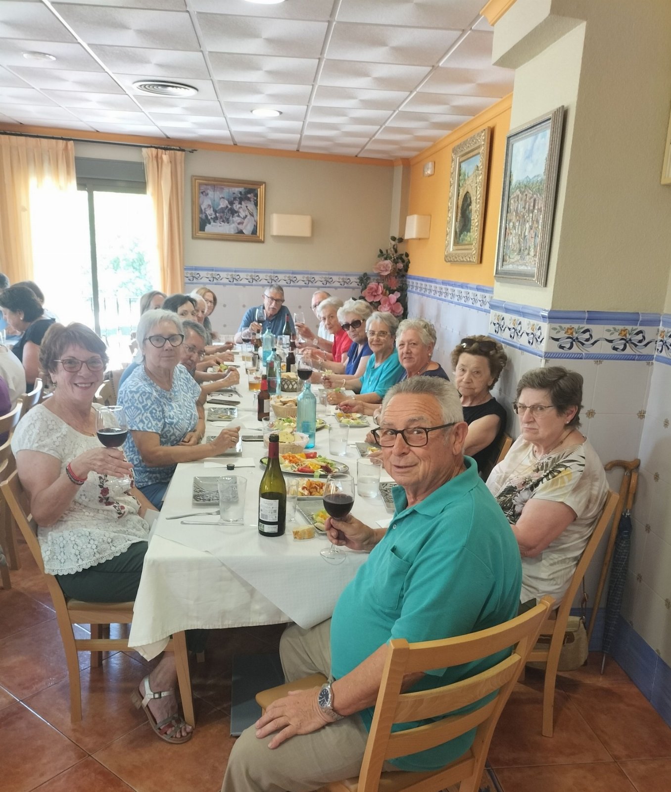 Comida de hermandad de la Semana Cultural de la Asociaci&oacute;n de Jubilados y Pensionistas de Olocau 2