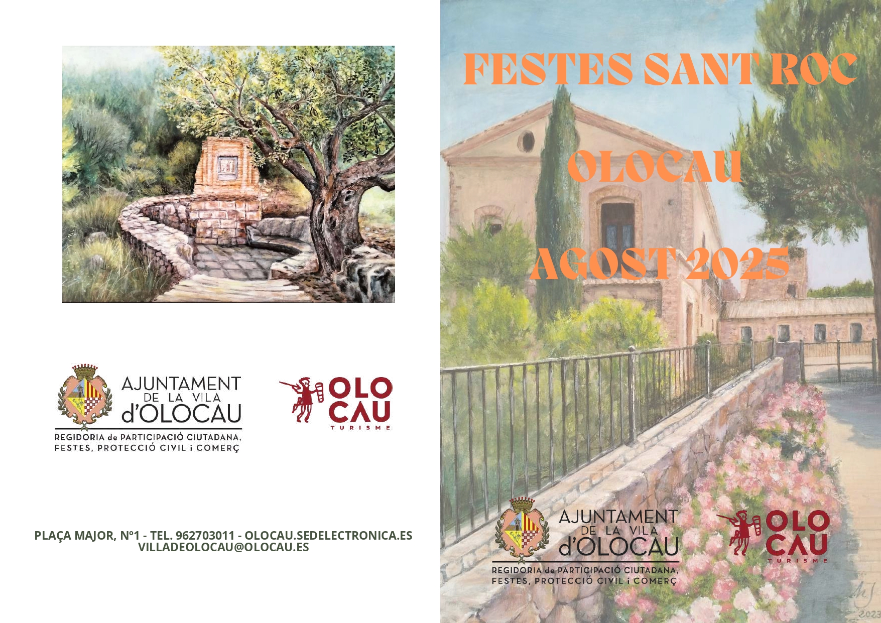 Programa Fiestas San Roque Olocau 2025 1