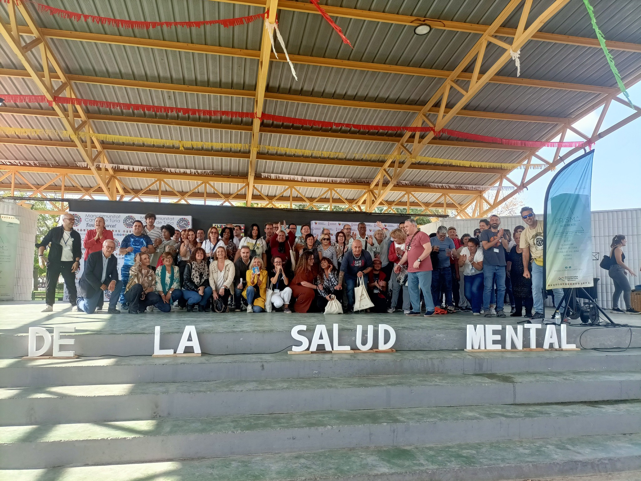 Antonio Ropero asiste al acto por el D&iacute;a Mundial de la Salud Mental en Marines 1