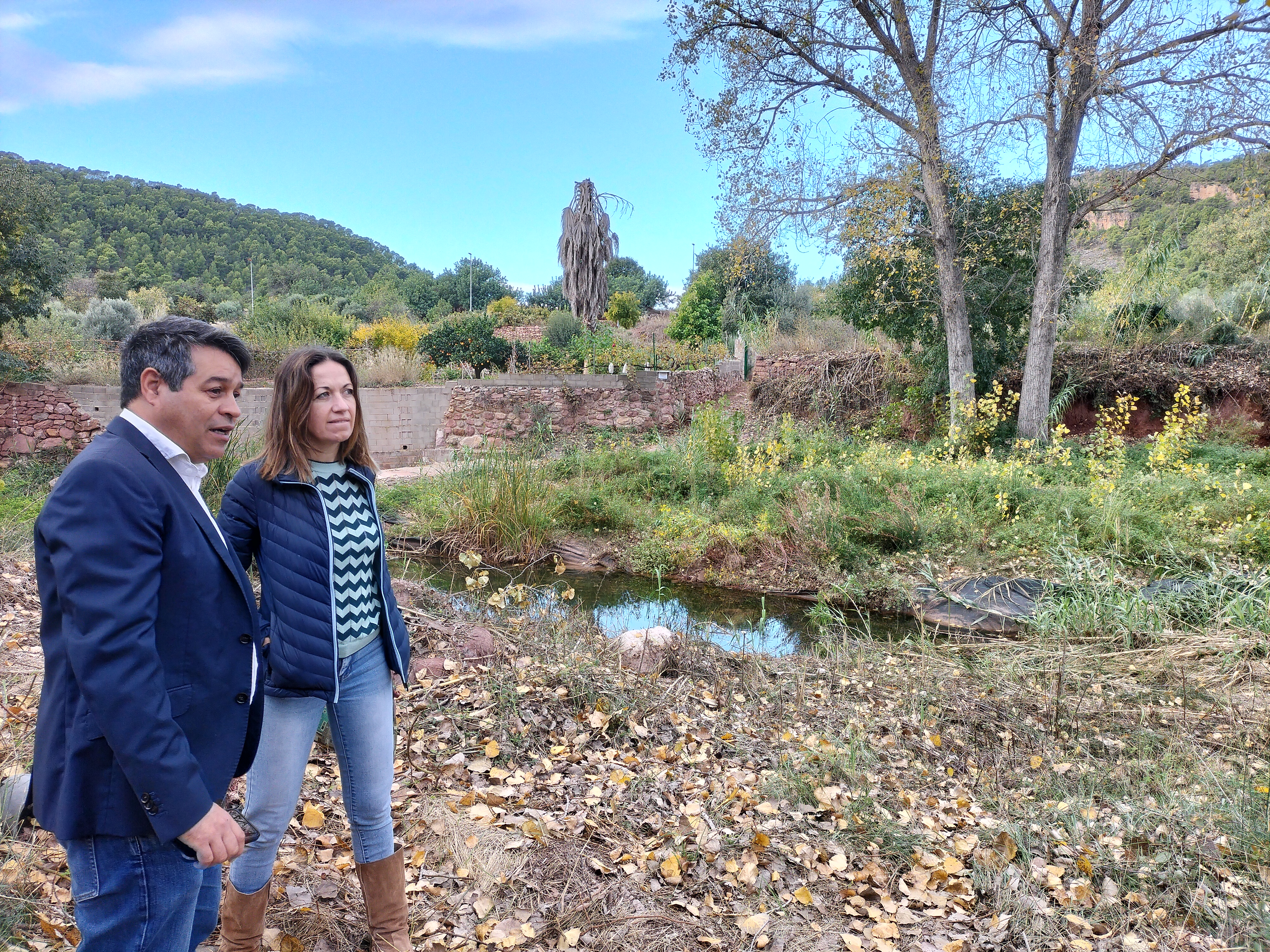 Fotos visita Confederación Hidrográfica del Júcar noviembre 2022 Olocau