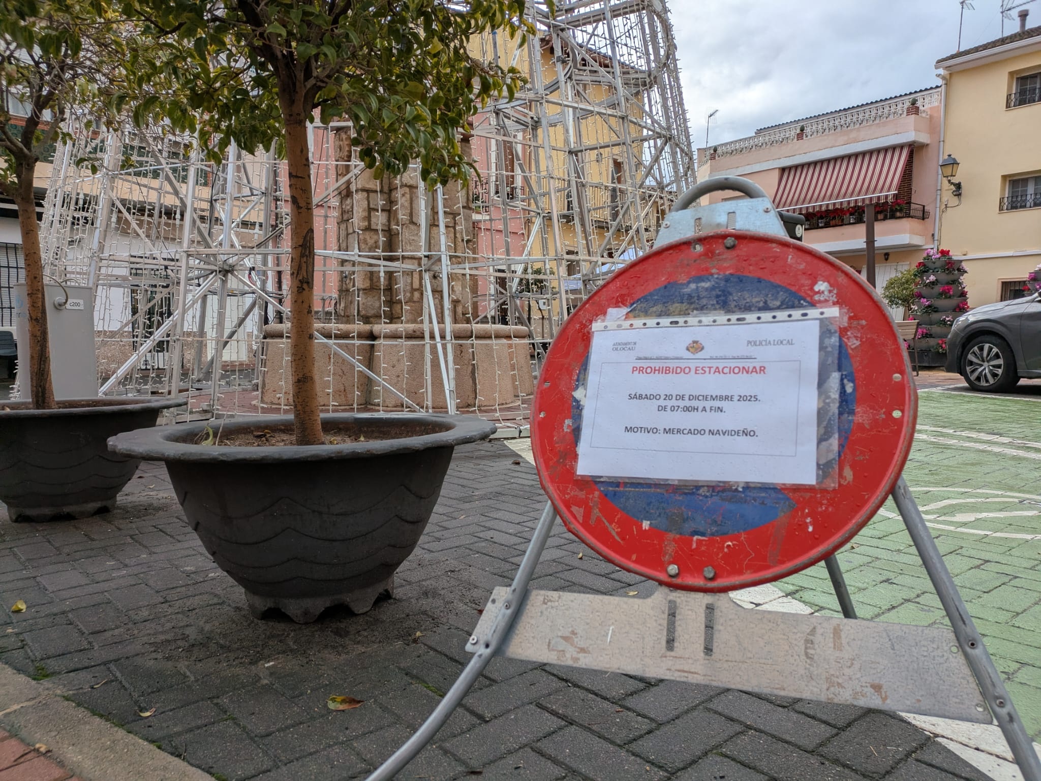 Prohibici&oacute;n estacionar