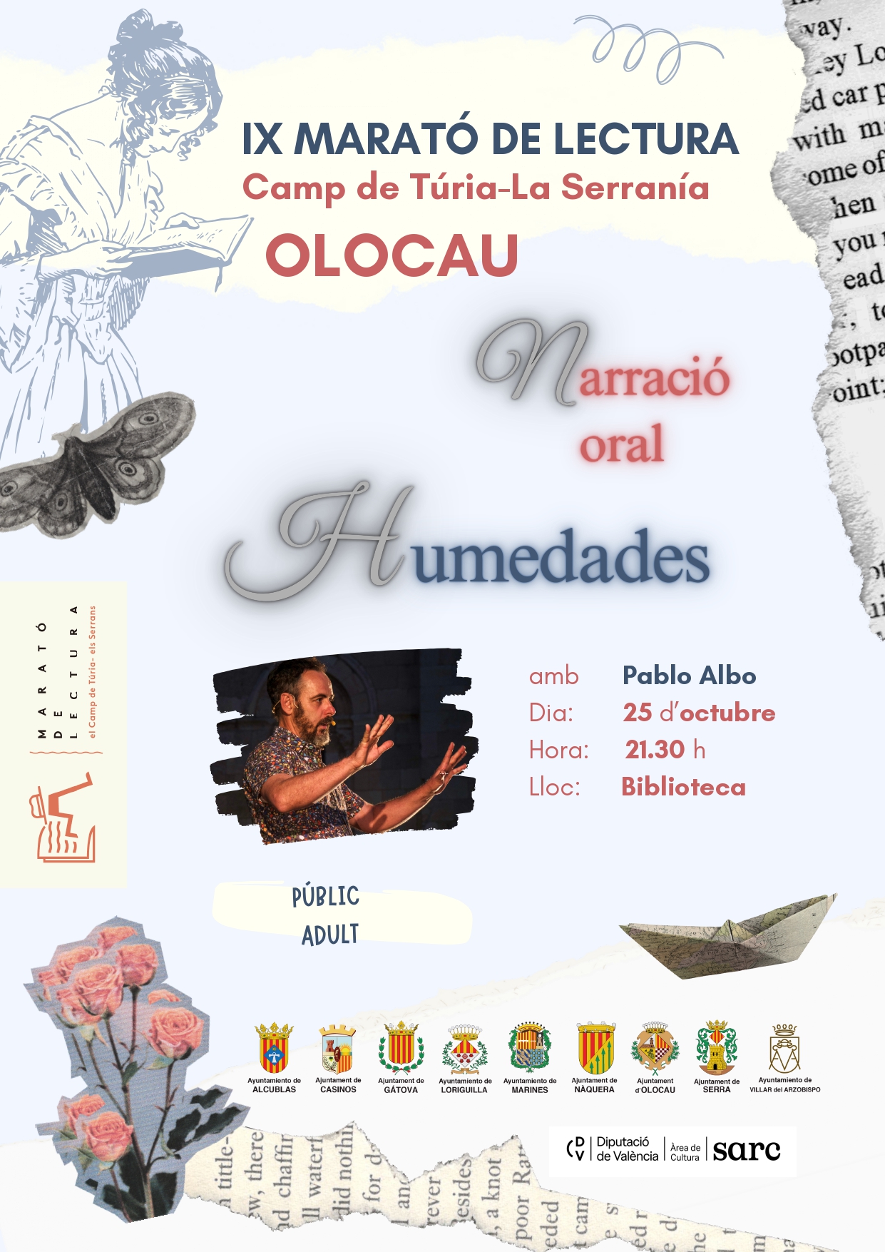 Cartel narraci&oacute;n oral Olocau