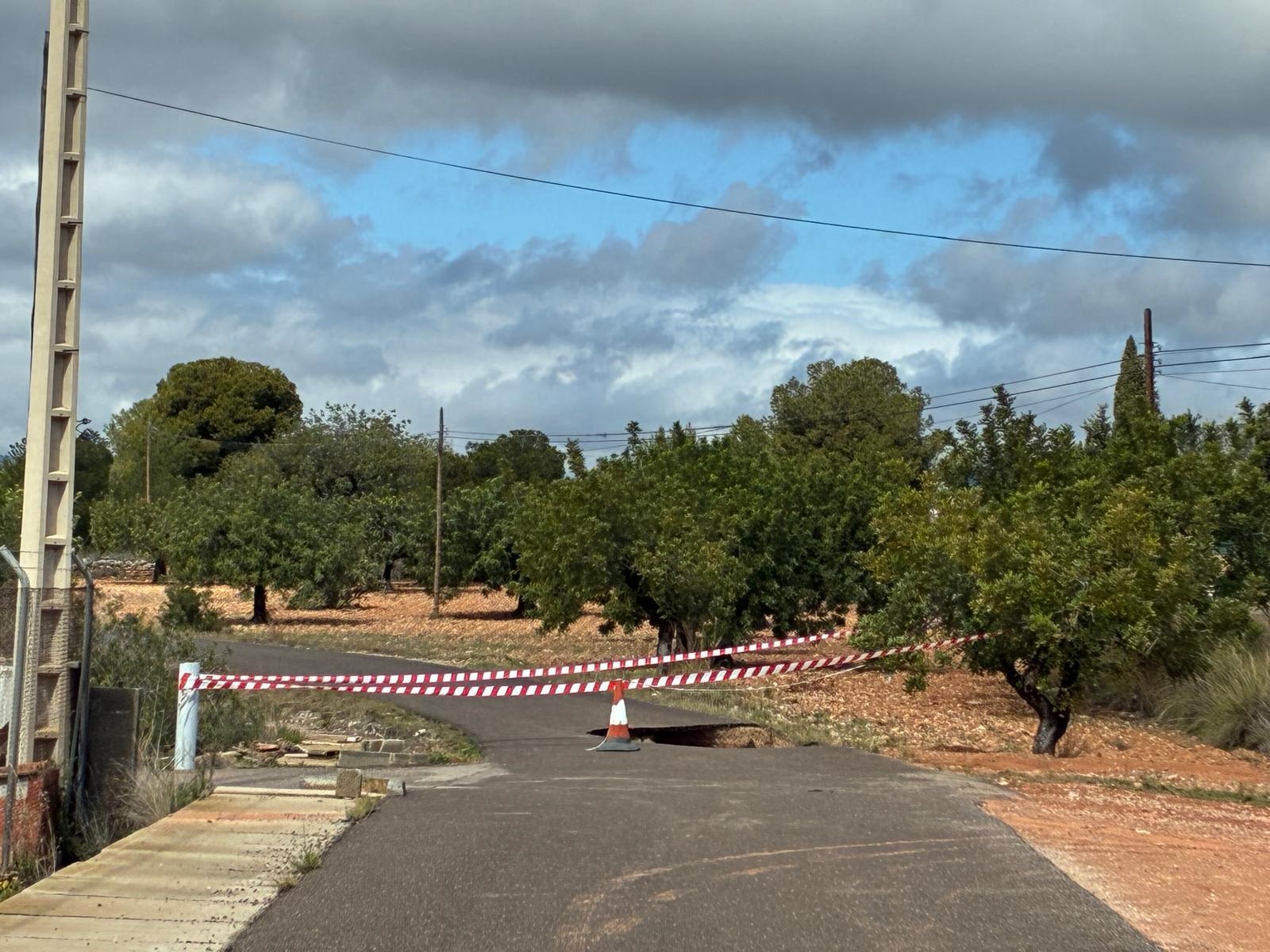 Foto rotura tuber&iacute;a Canal B&eacute;tera Olocau 1