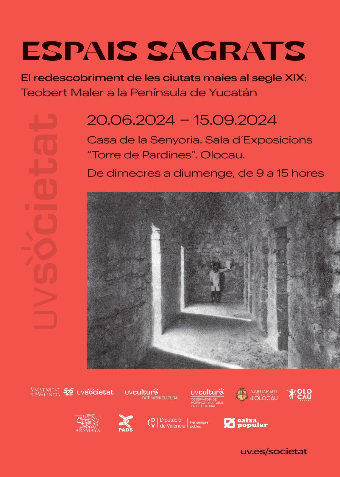 Cartel exposición Espais Sagrats Olocau