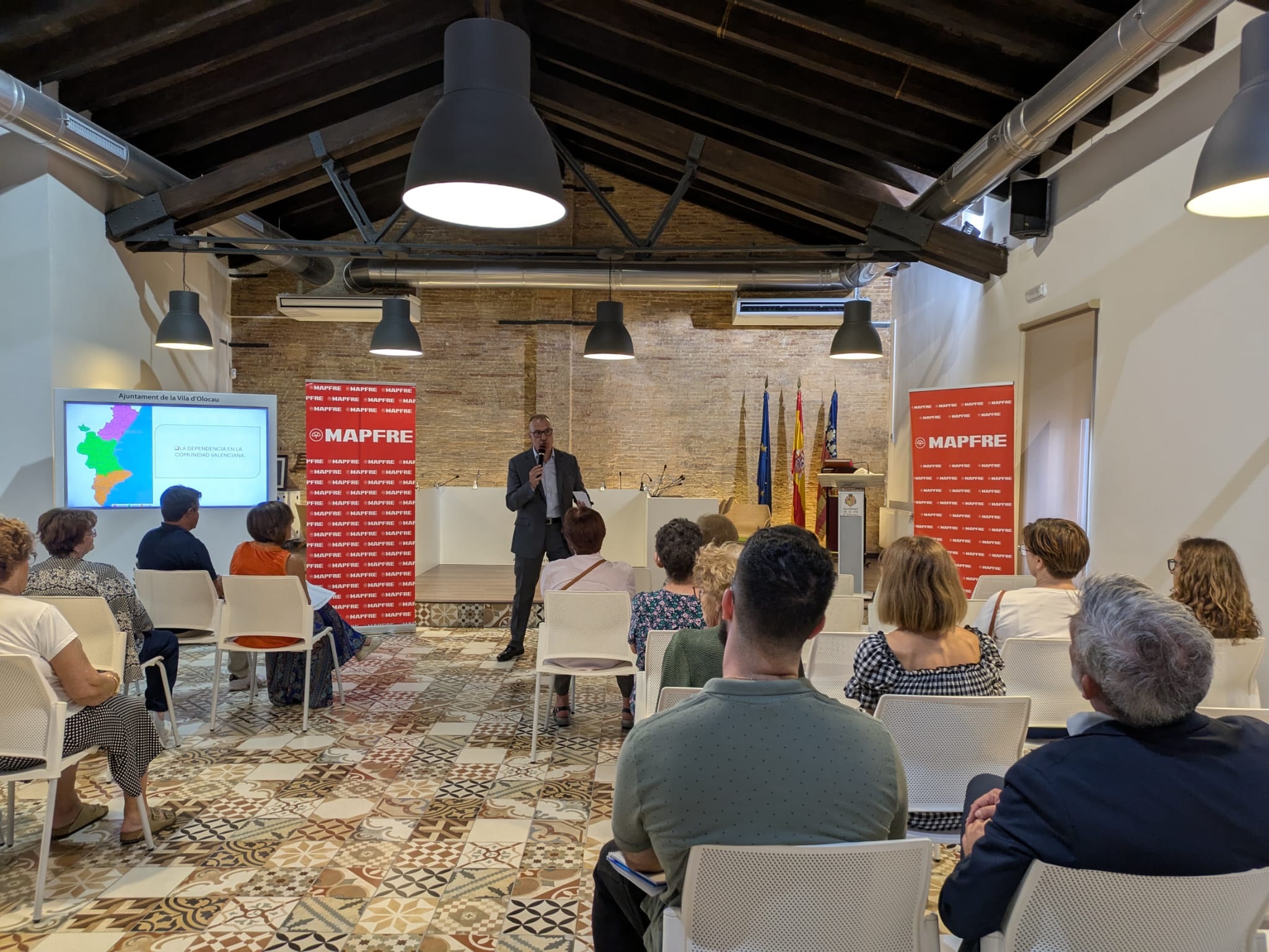 Charla dependencia Fundaci&oacute;n MAPFRE Olocau