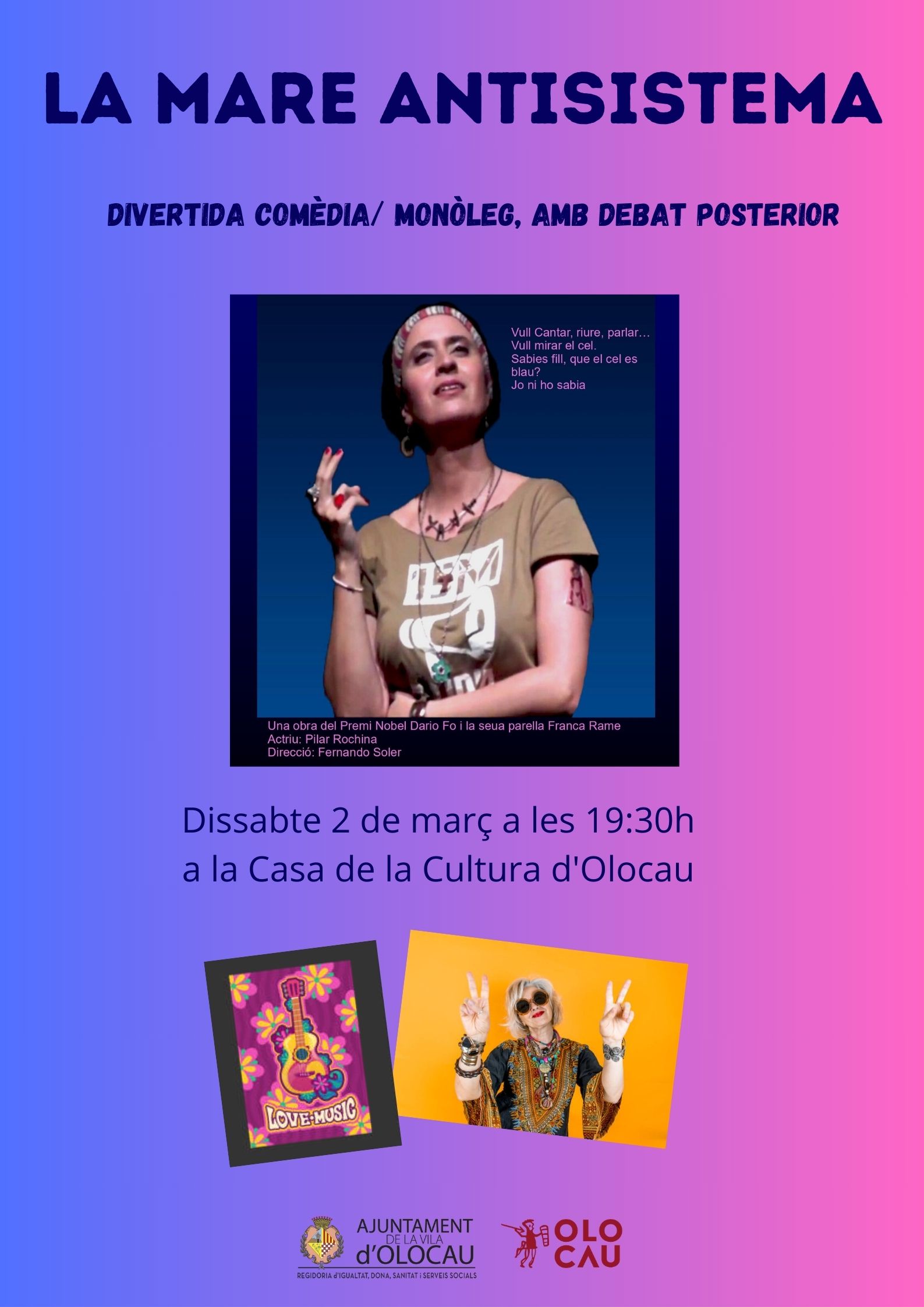 Cartel La mare antisistema Olocau