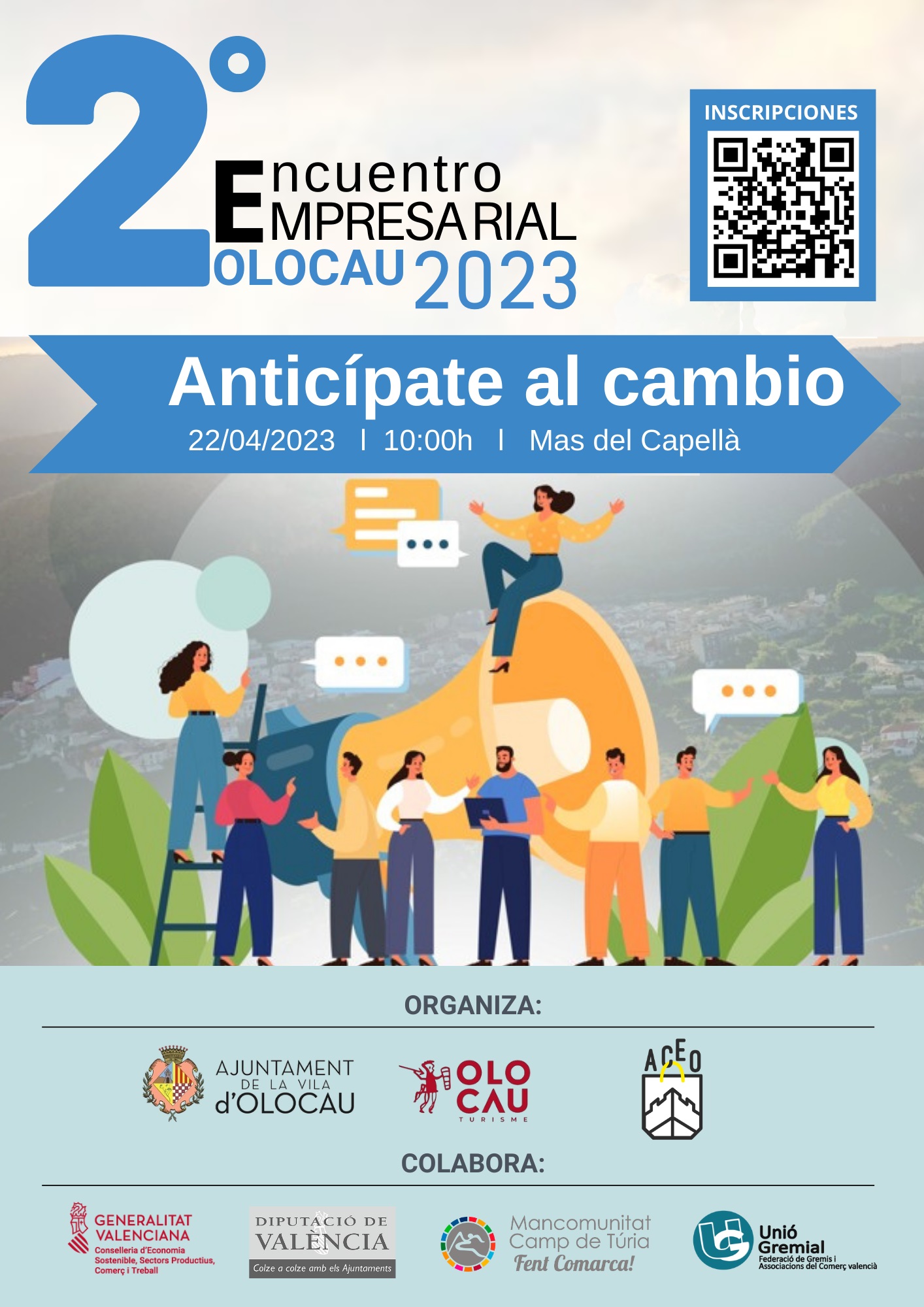 Cartel 2º Encuentro Empresarial de Olocau