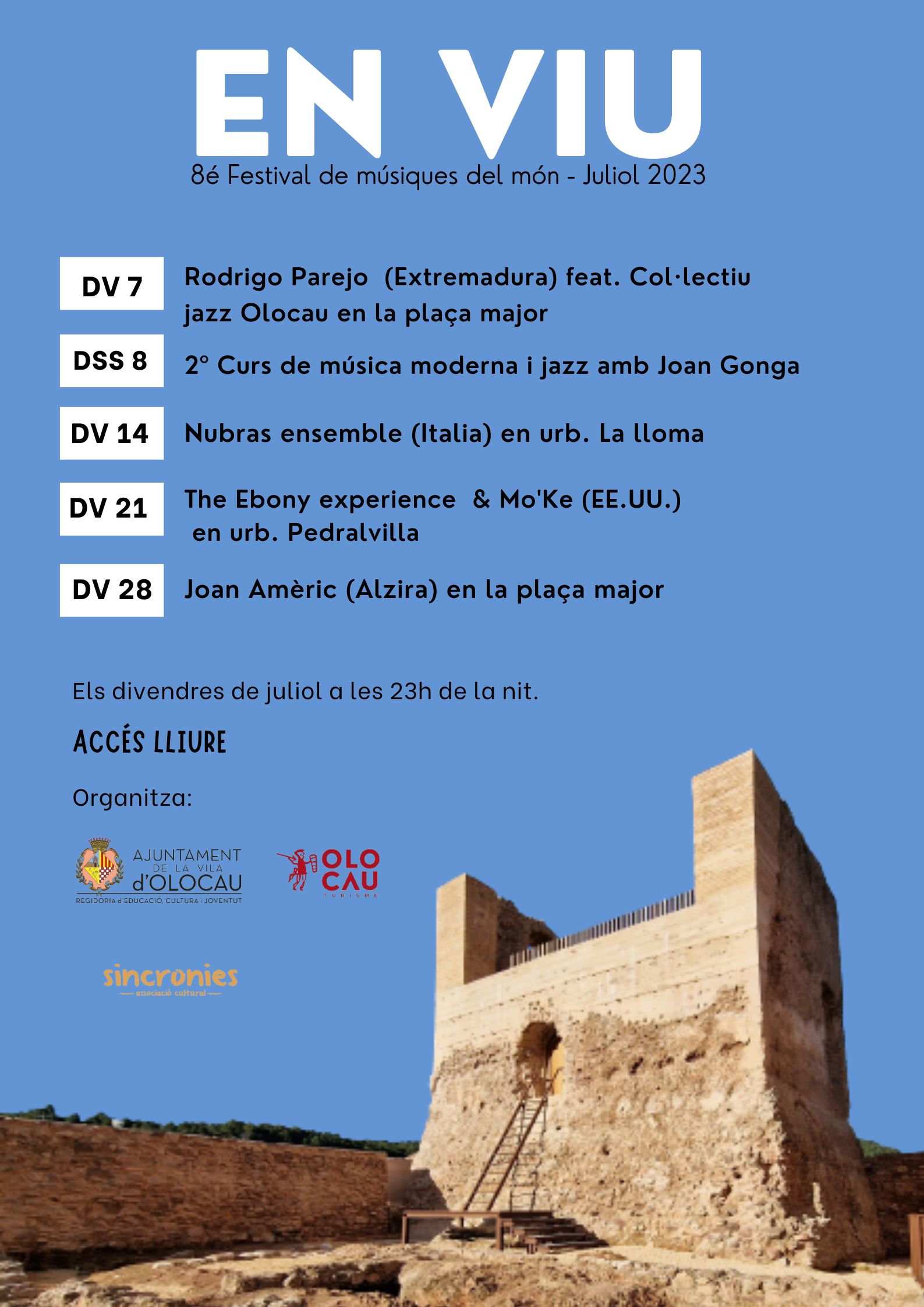Cartel Festival En Viu 2023 Olocau