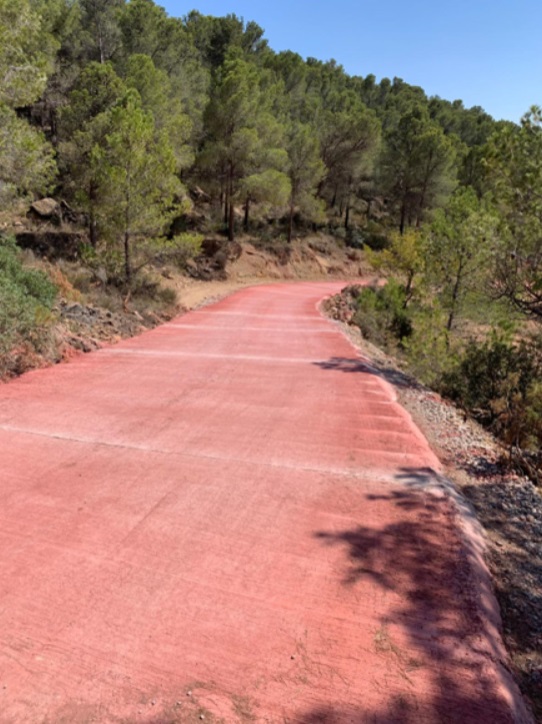 Actuaciones acondicionamiento caminos Olocau 1