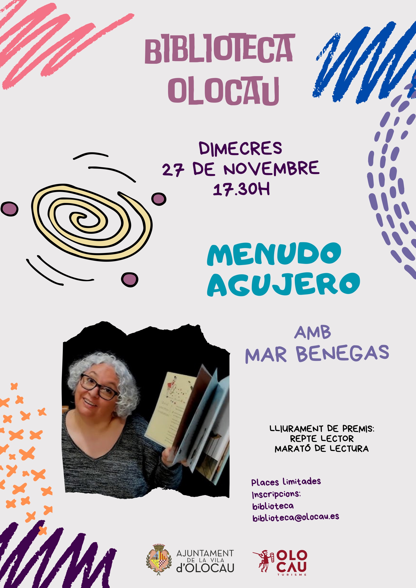 Cartel cuentacuentos Olocau noviembre