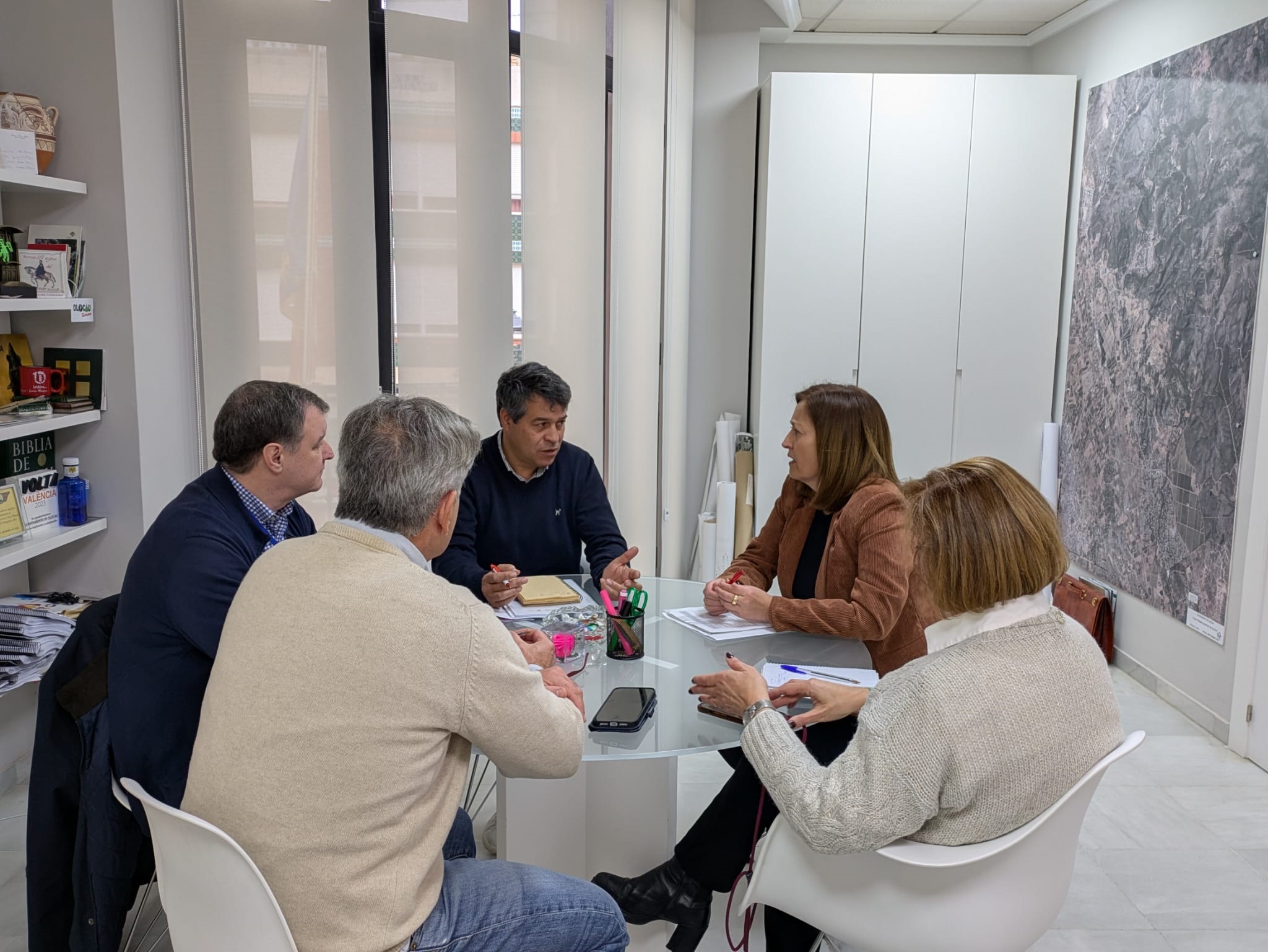 Reuni&oacute;n Olocau Marines directora general de Prevenci&oacute;n de Incendios Forestales