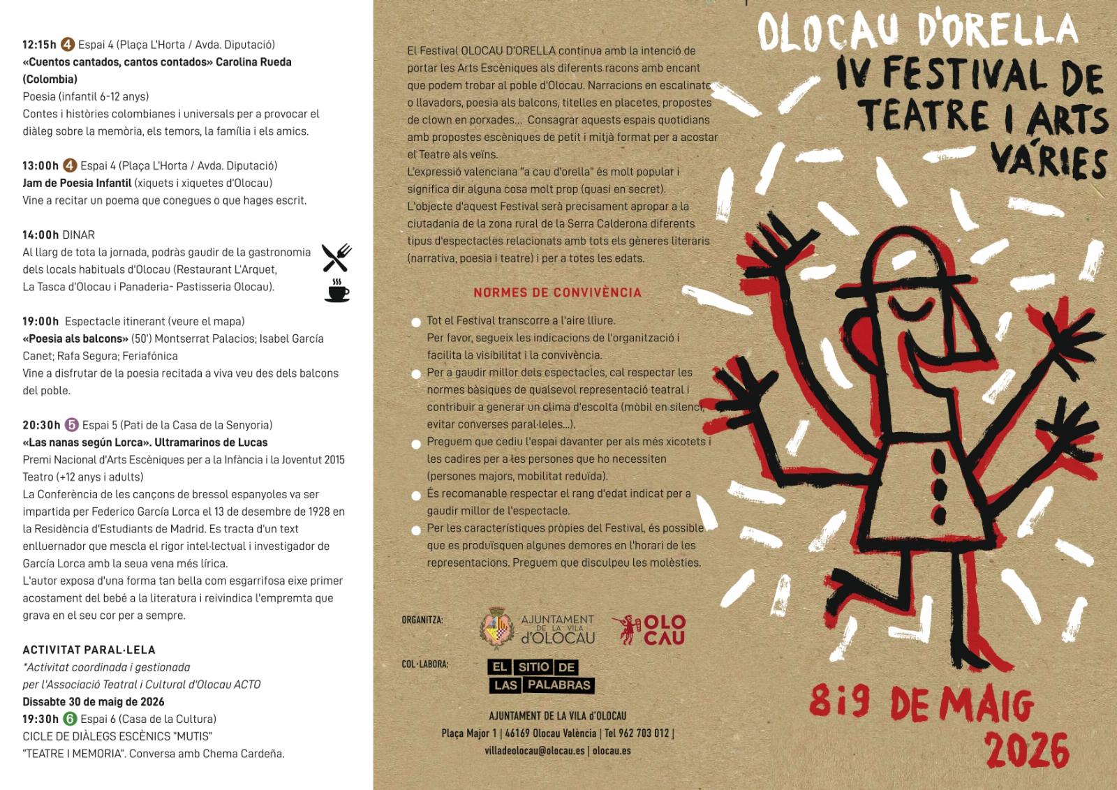 Programa Festival Olocau Orella 2026 2