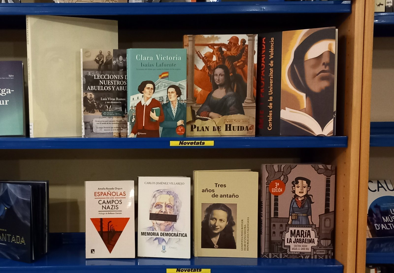 Lote obras memoria democrática Biblioteca Olocau 2025