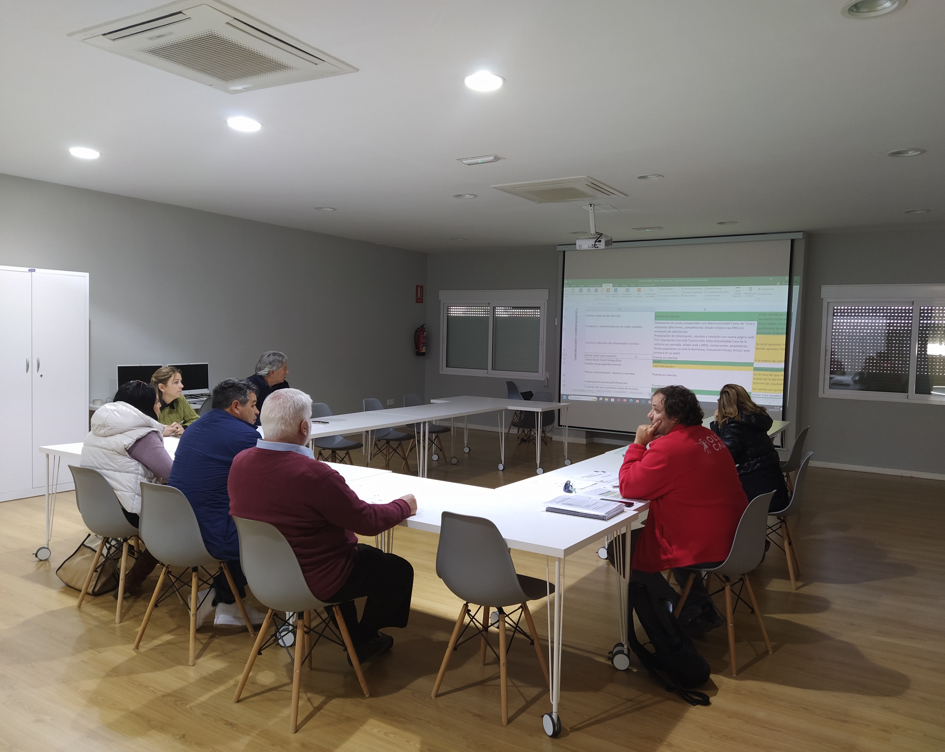 Reuni&oacute;n Comisi&oacute;n T&eacute;cnica Interdepartamental DTI Olocau febrero 2024