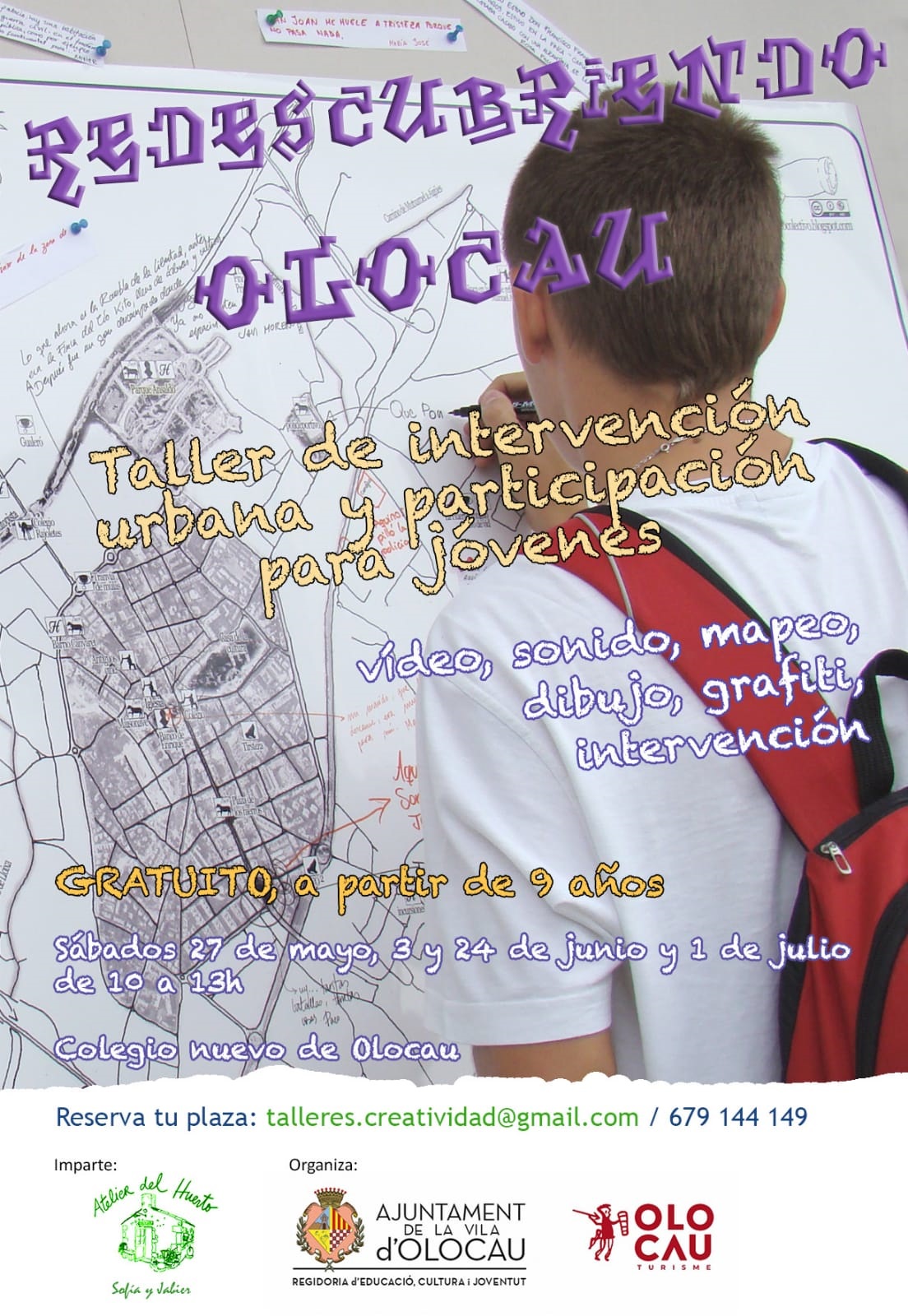 Cartel taller 'Redescubriendo Olocau'