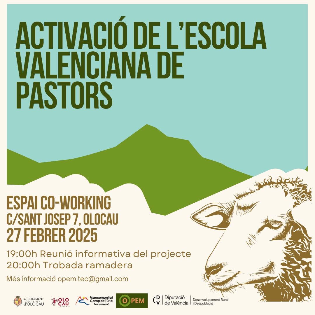 Cartel Escola Valenciana de Pastors Olocau